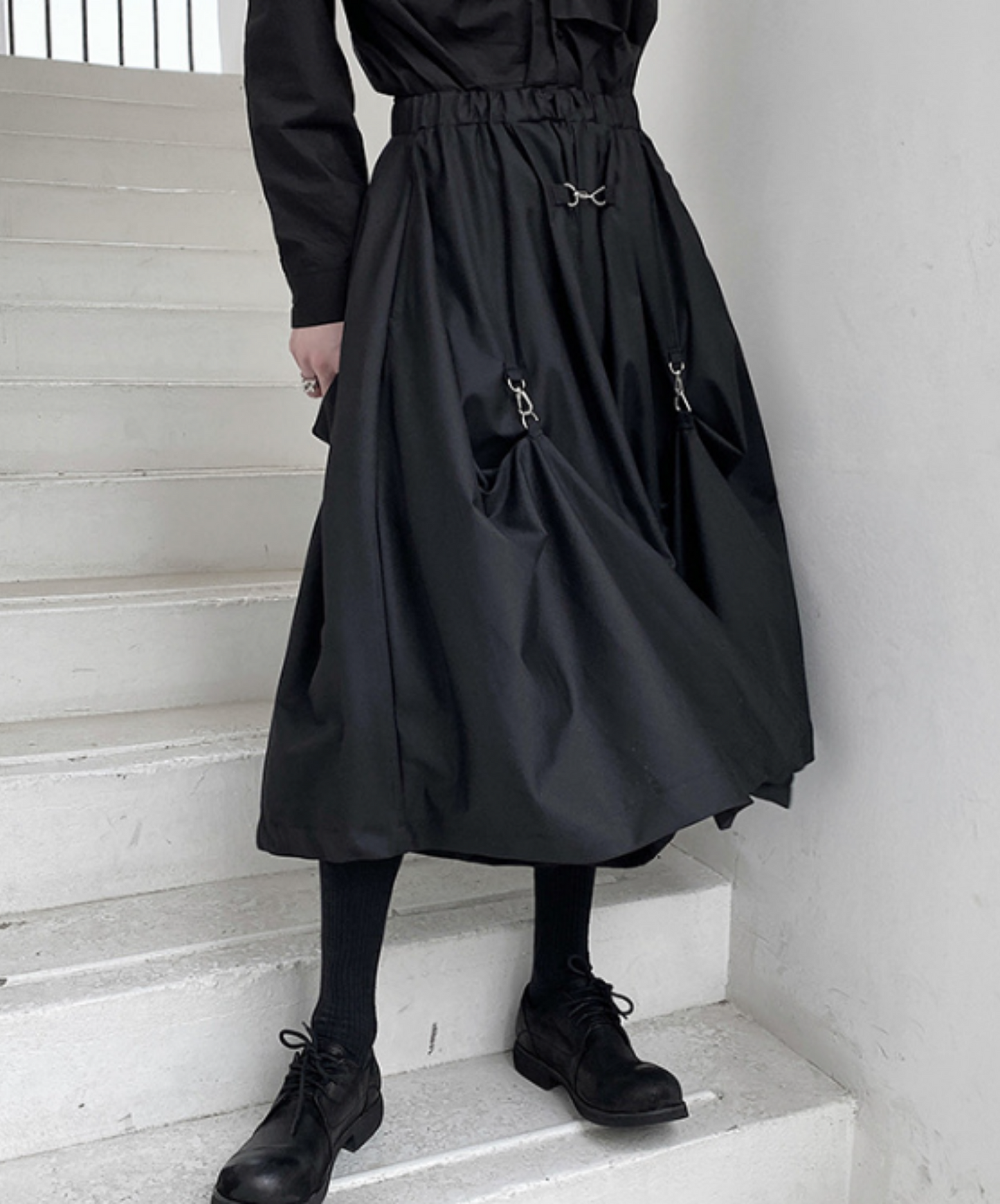 【style34】dark mode outfit set EN1095（ shirt + pants set）