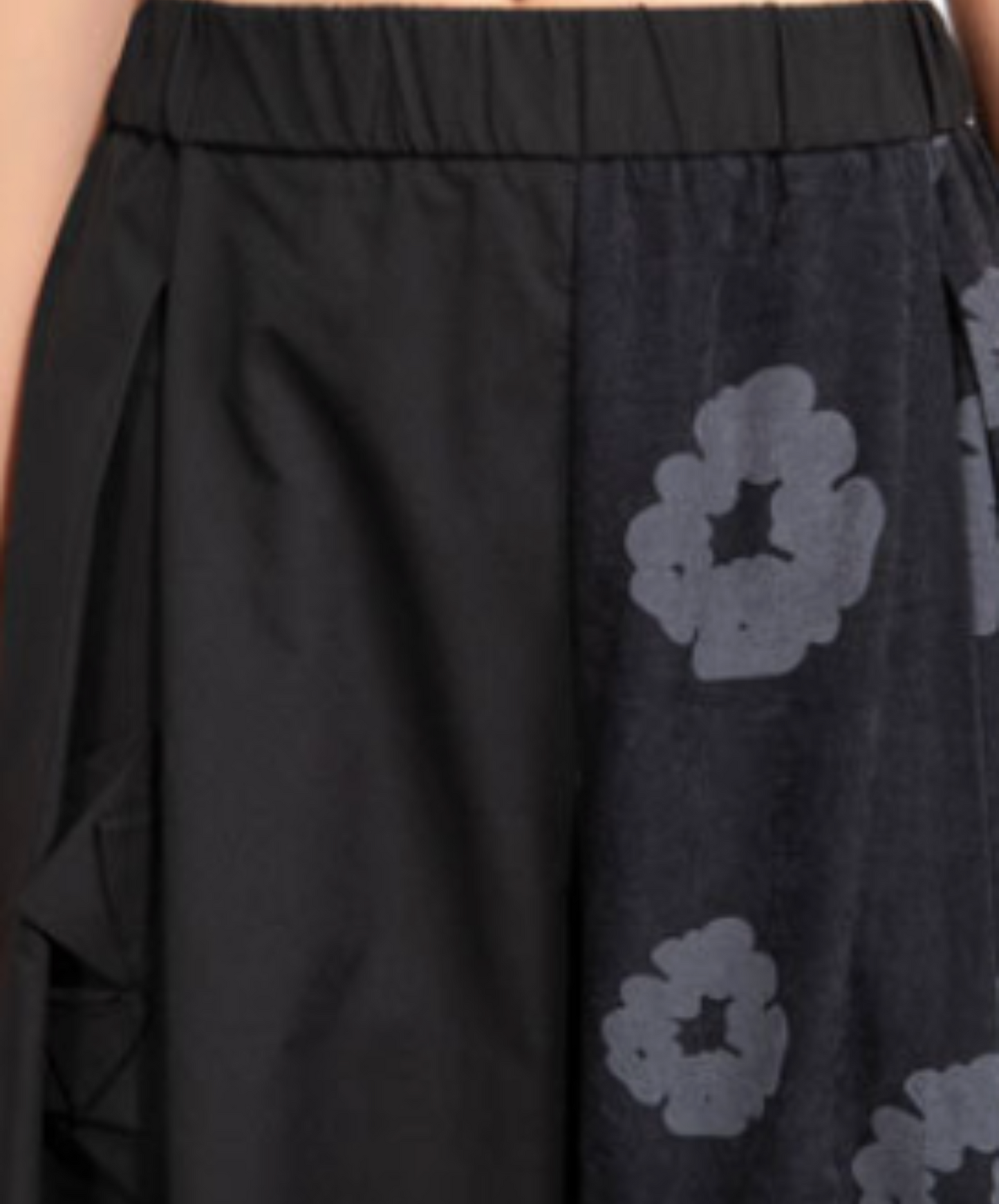 floral motif 3/4 length pants EN2487