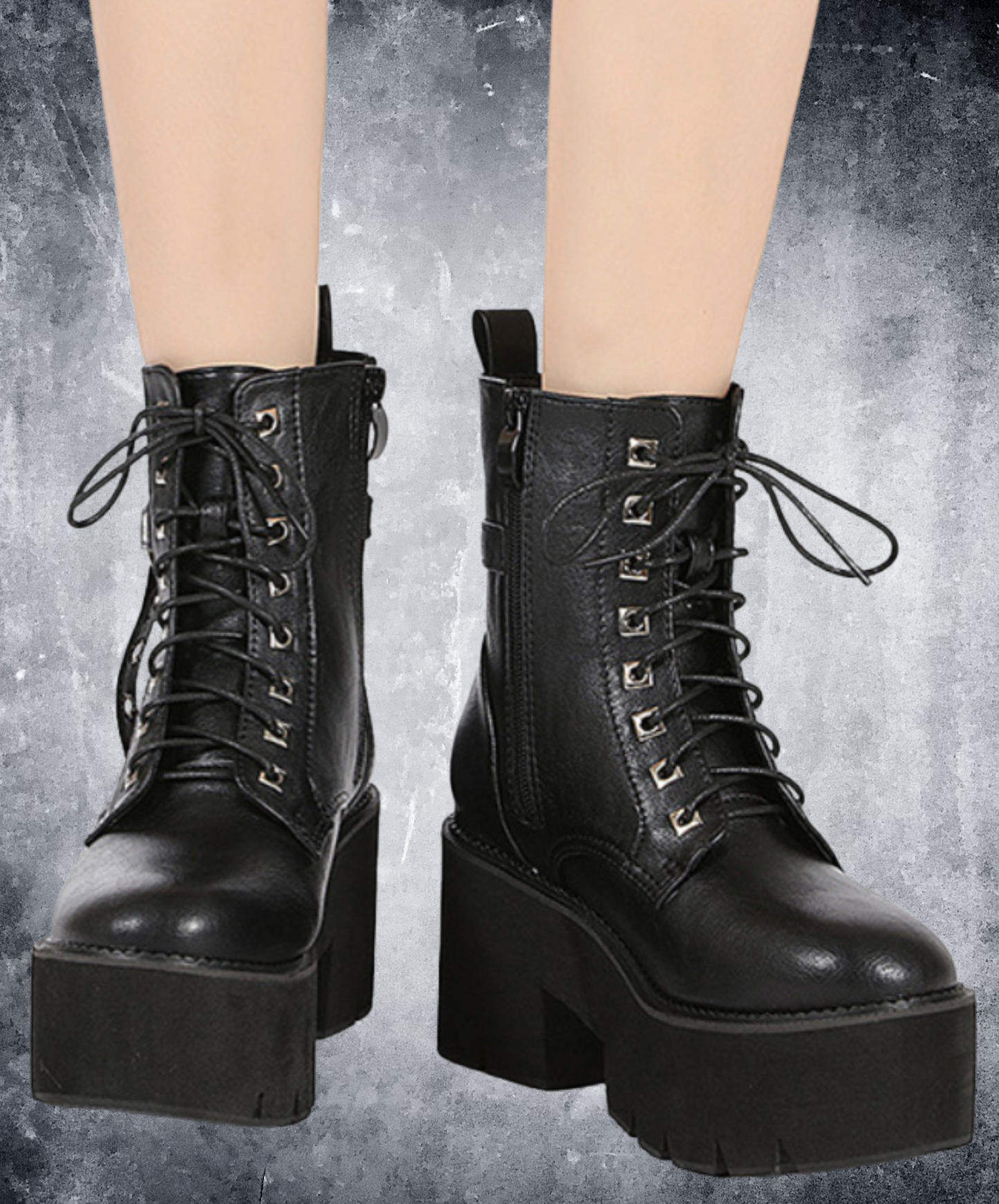 rivet decoration smooth boots EN2581