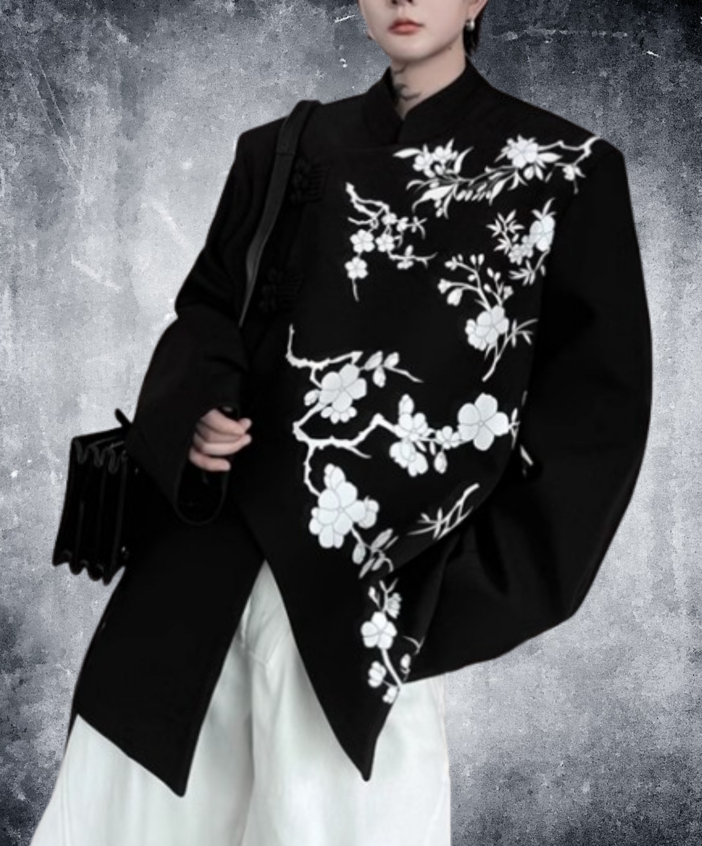 chinese style flower buckle jacket EN1910