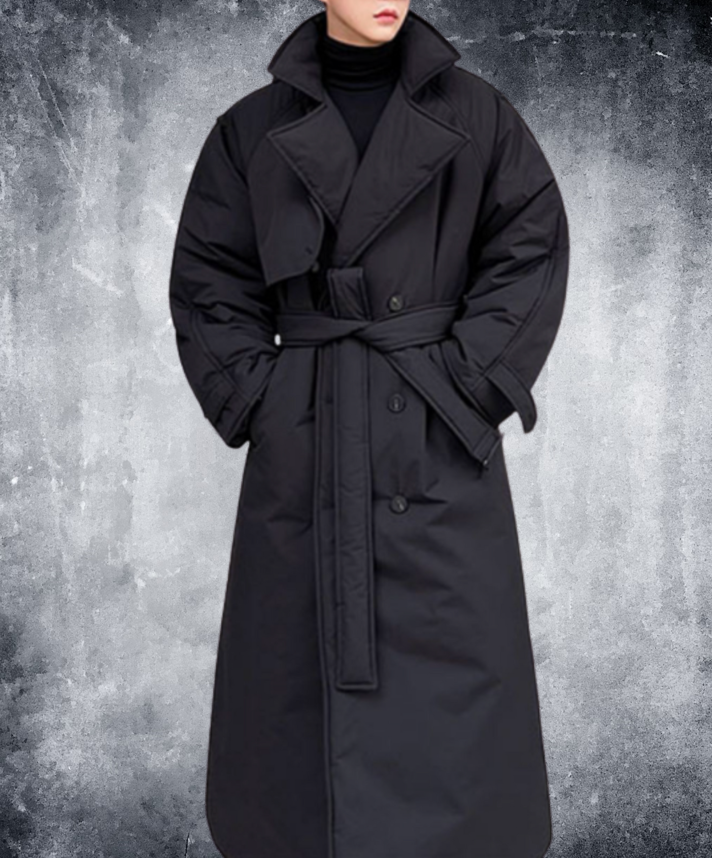 versized double-breasted coat EN2549