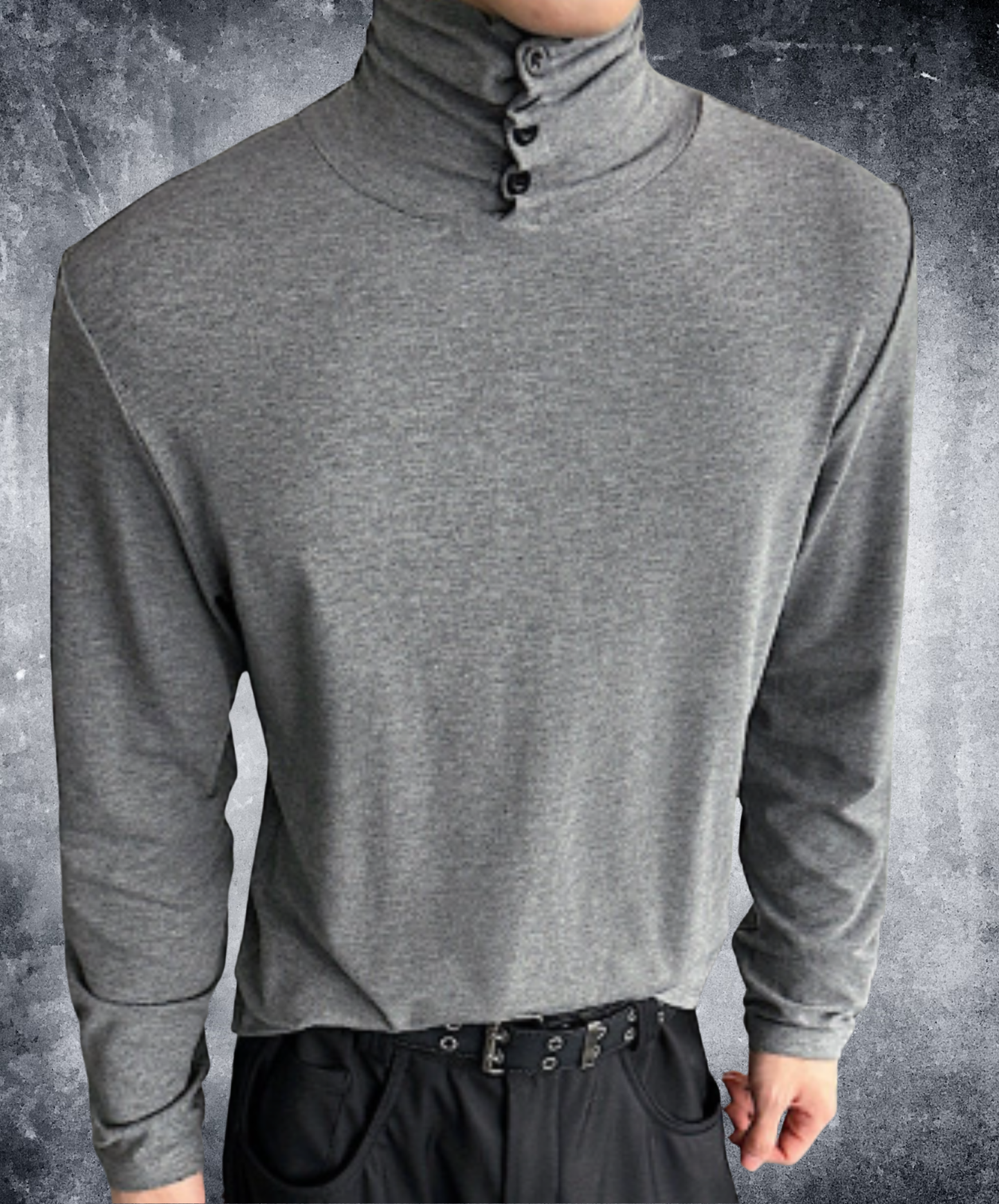 clean fit high neck t-shirt EN2592