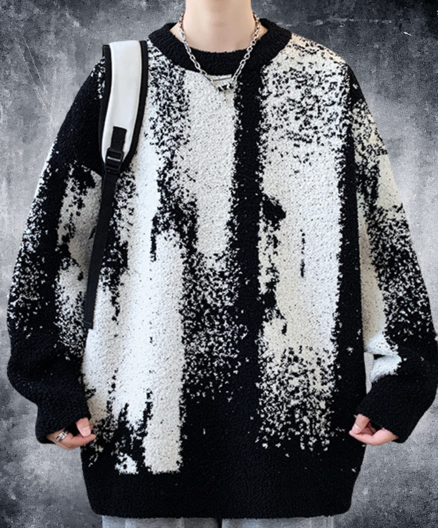 soft gradation sweater EN2497