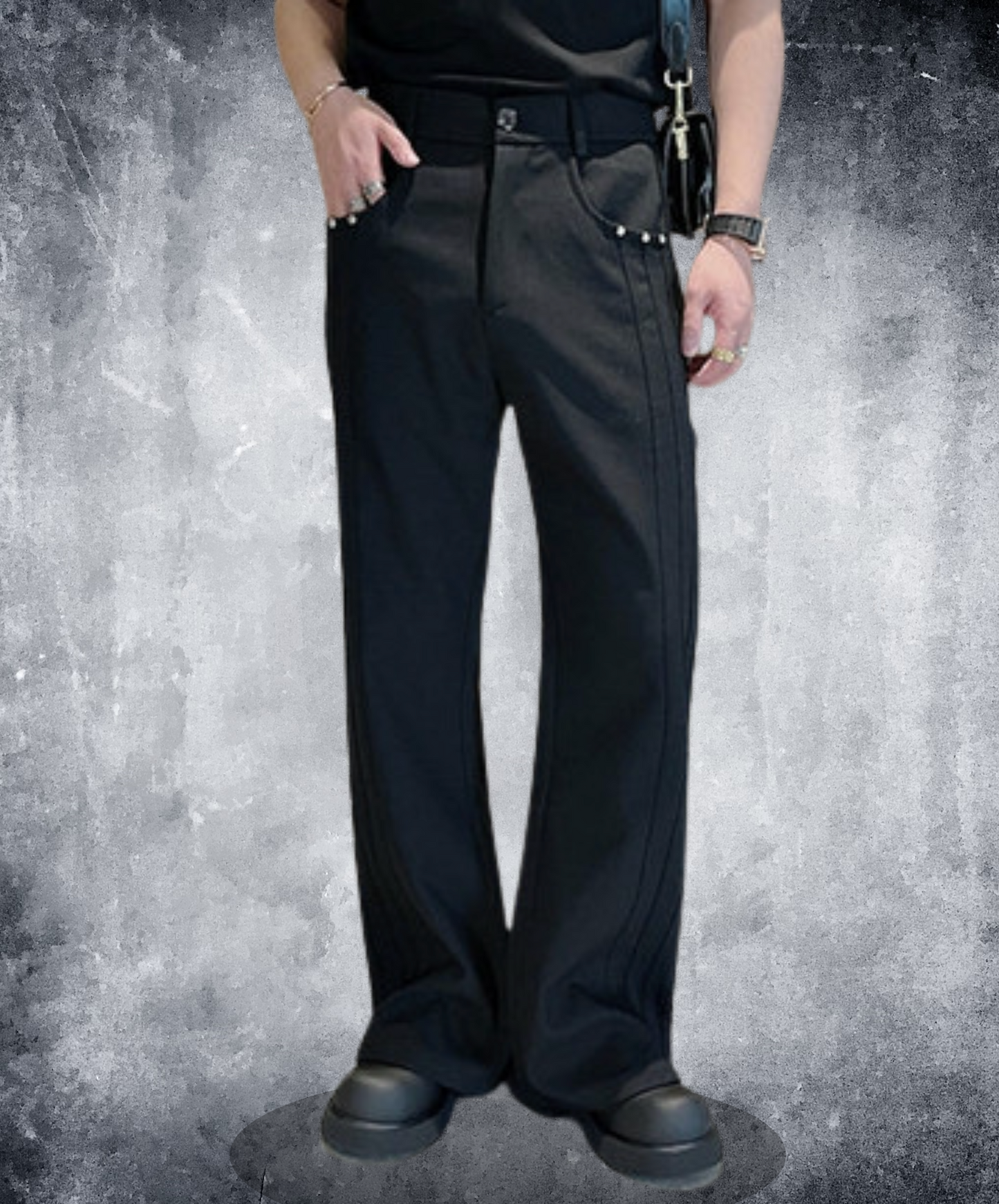 side line rivets included pants EN2402