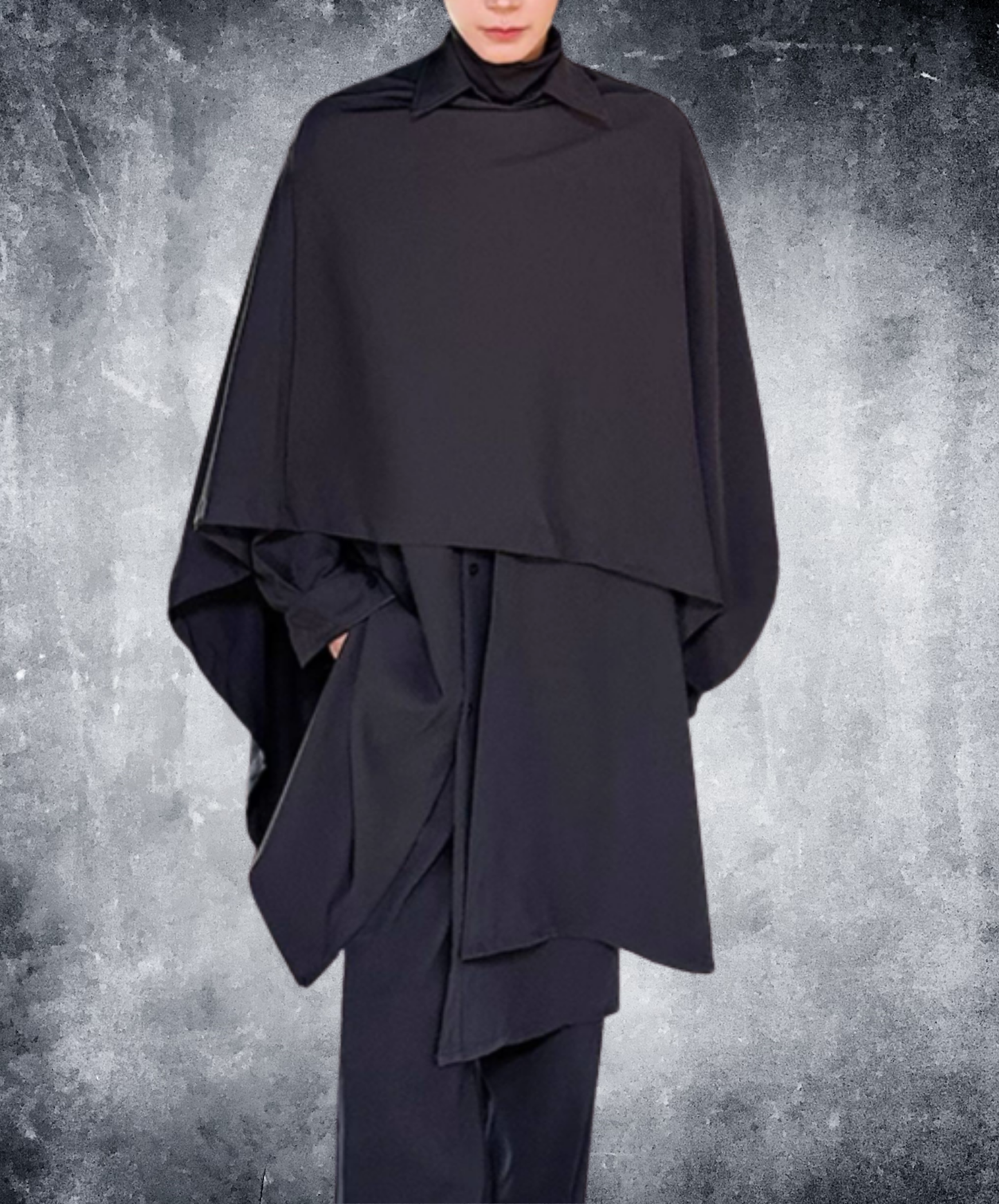 2-way cape shirt EN2751