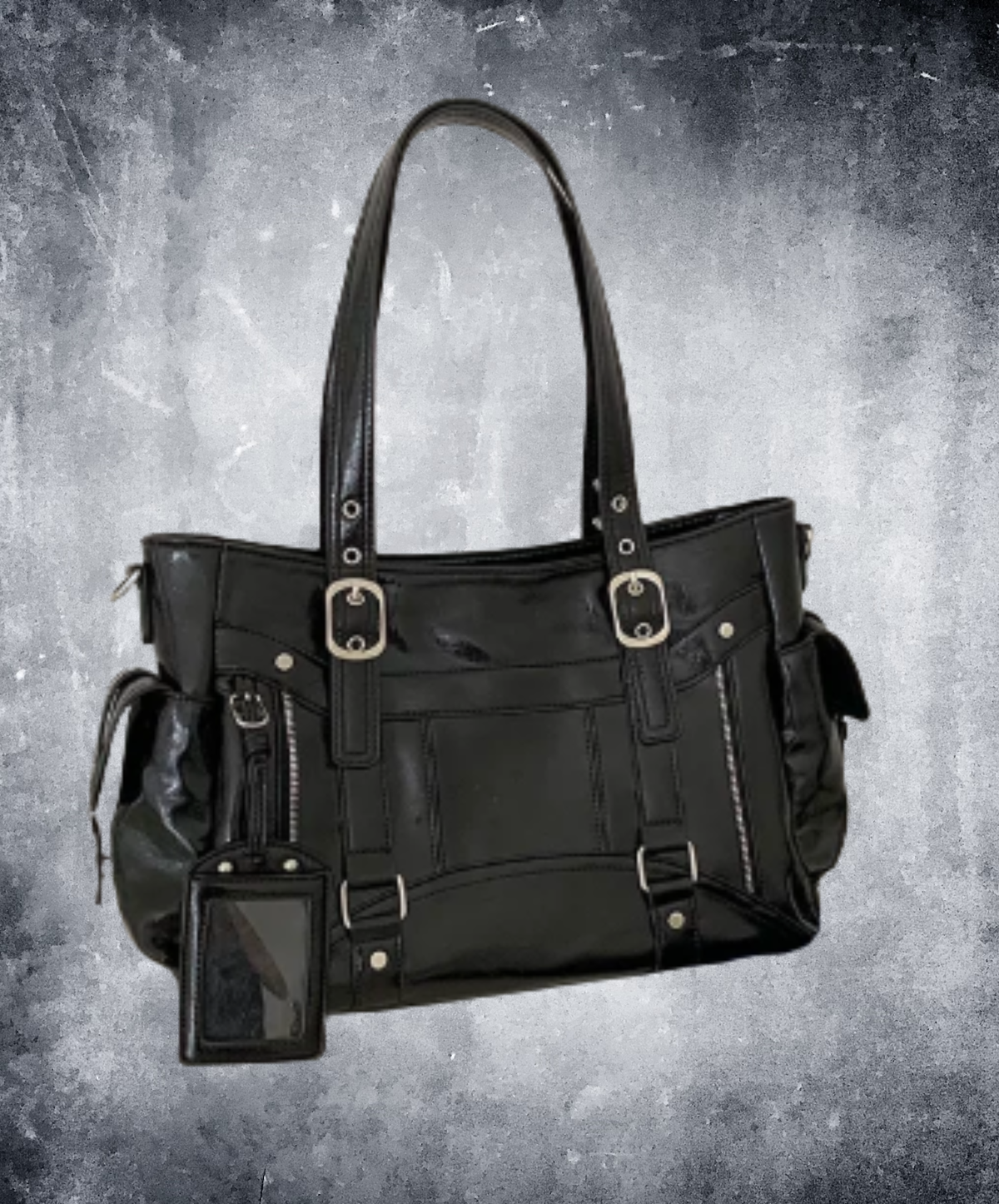 3d-pocket multi-buckle belt bag EN3251