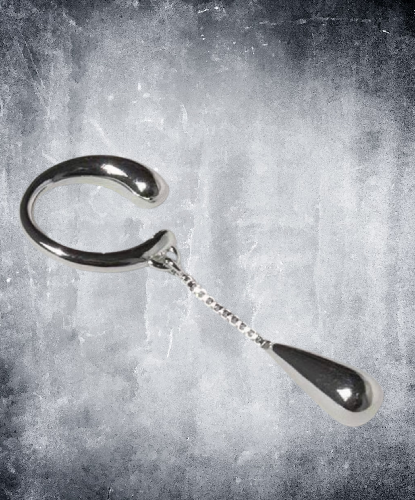 droplet motif ear cuff EN2775