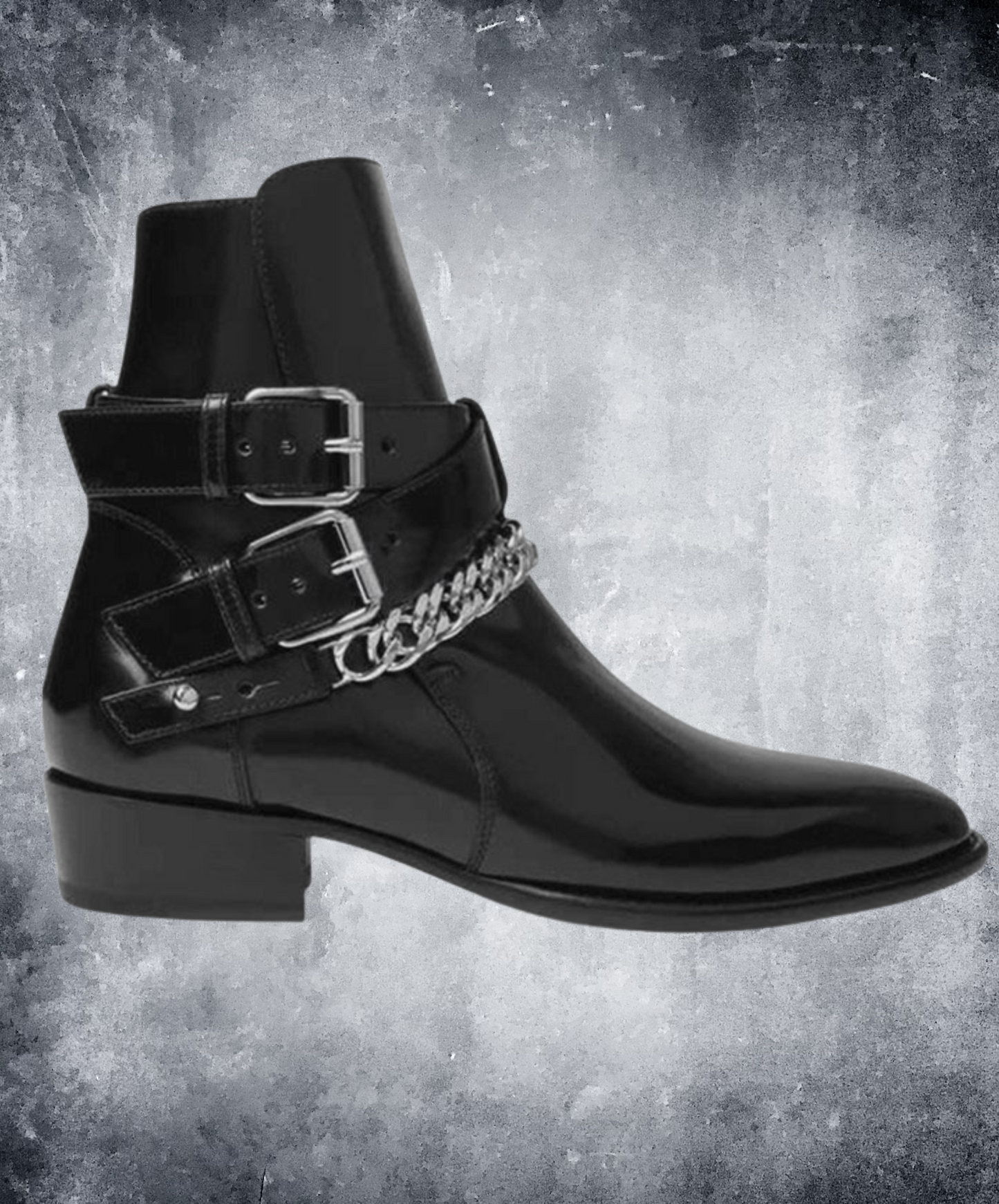 retro design belt boots EN2526