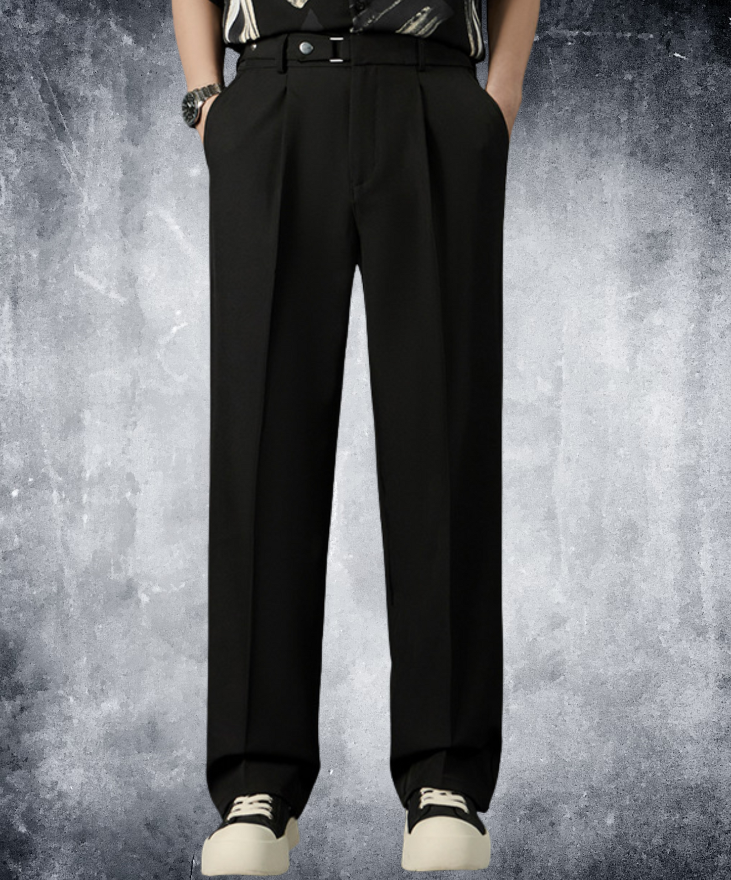loose fit neat style pants EN2381