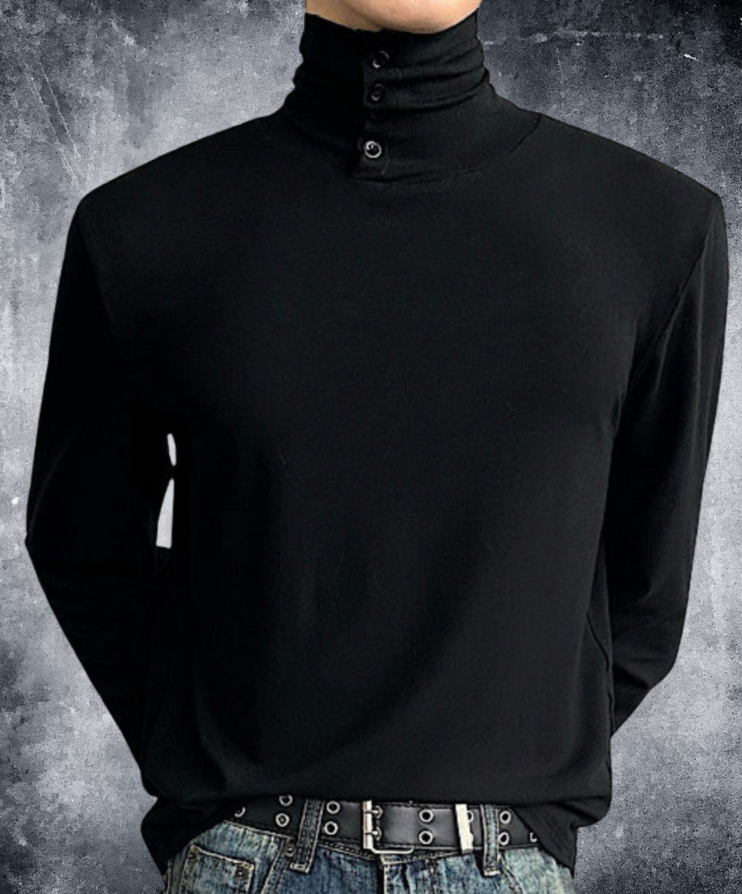 clean fit high neck t-shirt EN2592