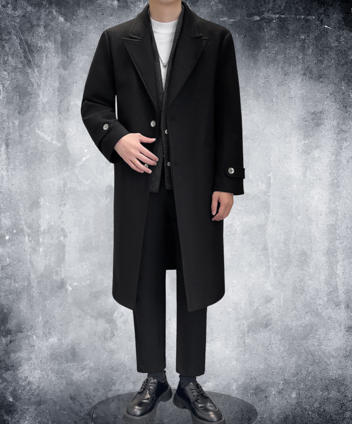 thick fake two-piece coat EN2540