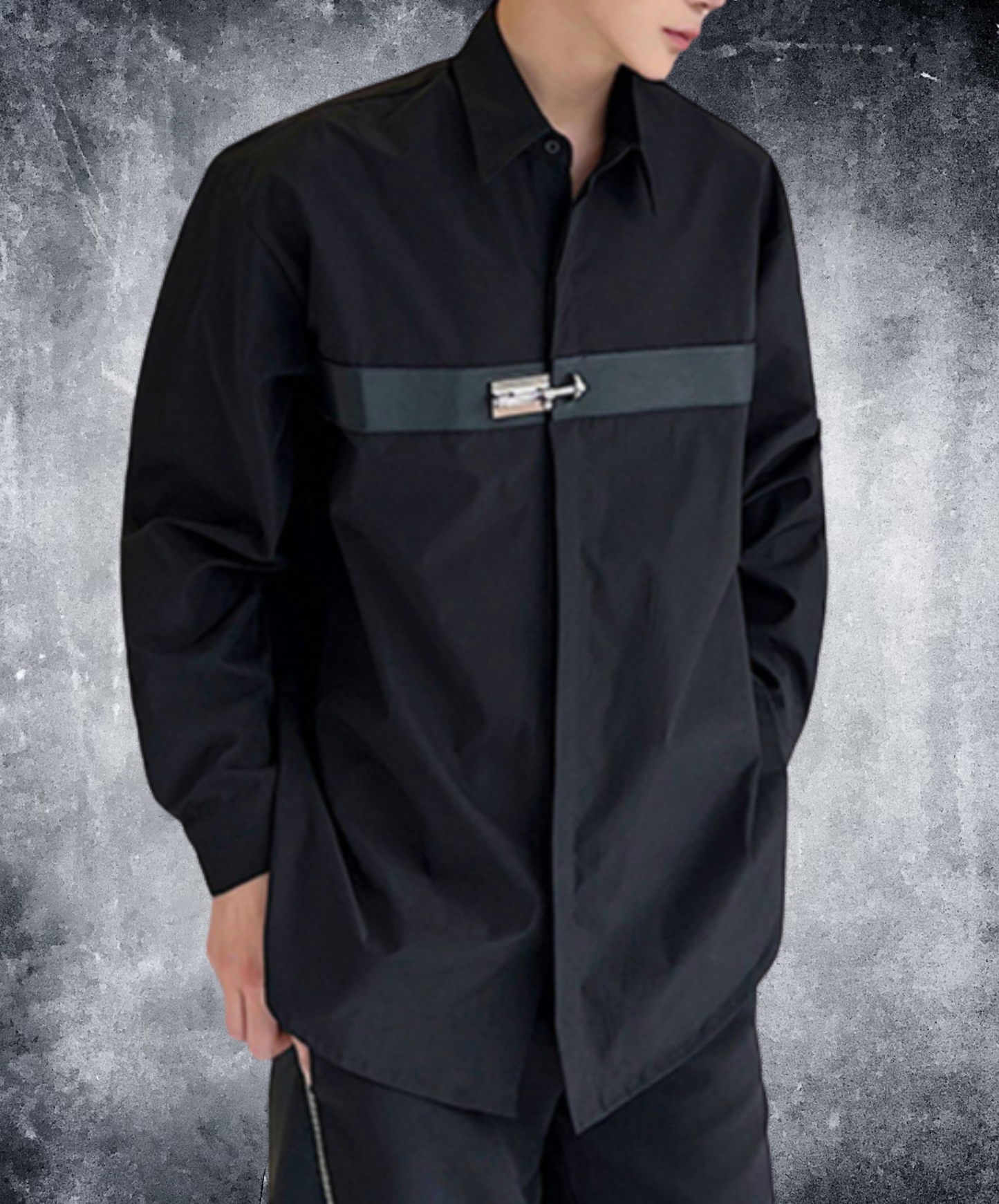 metal rock design border shirt EN2664