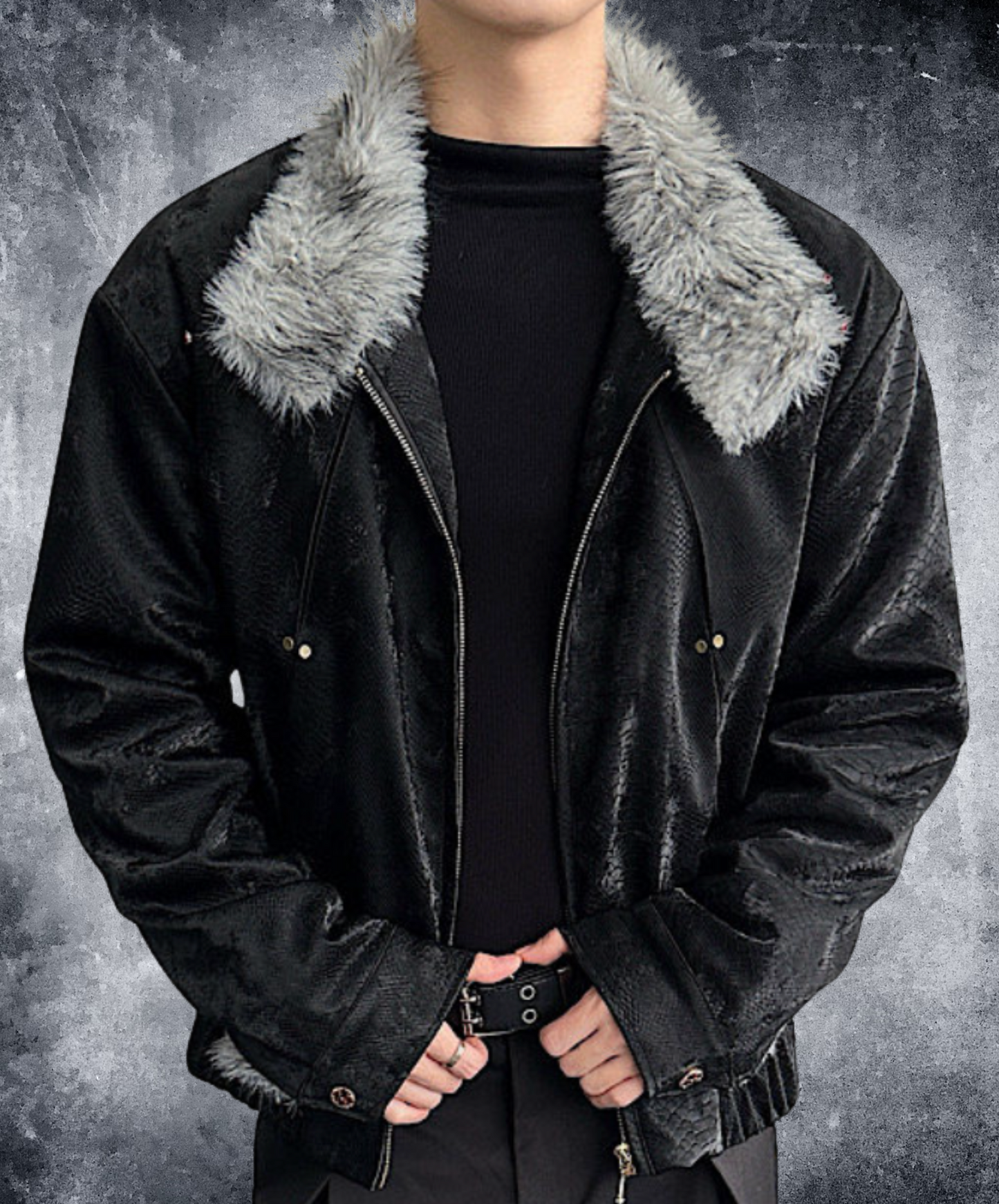 clean fit stand collar jacket EN2570