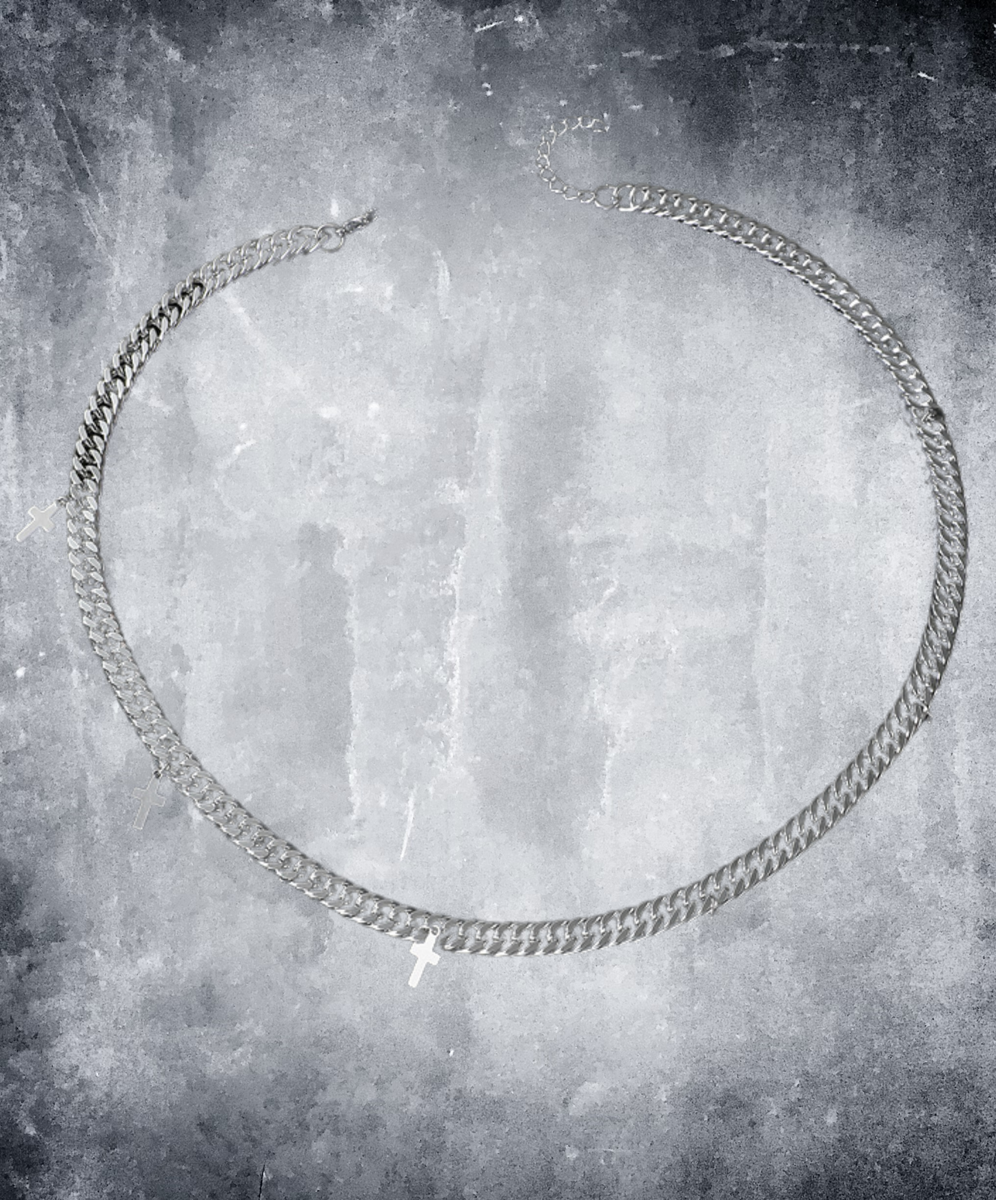 thick chain cross necklace EN2512