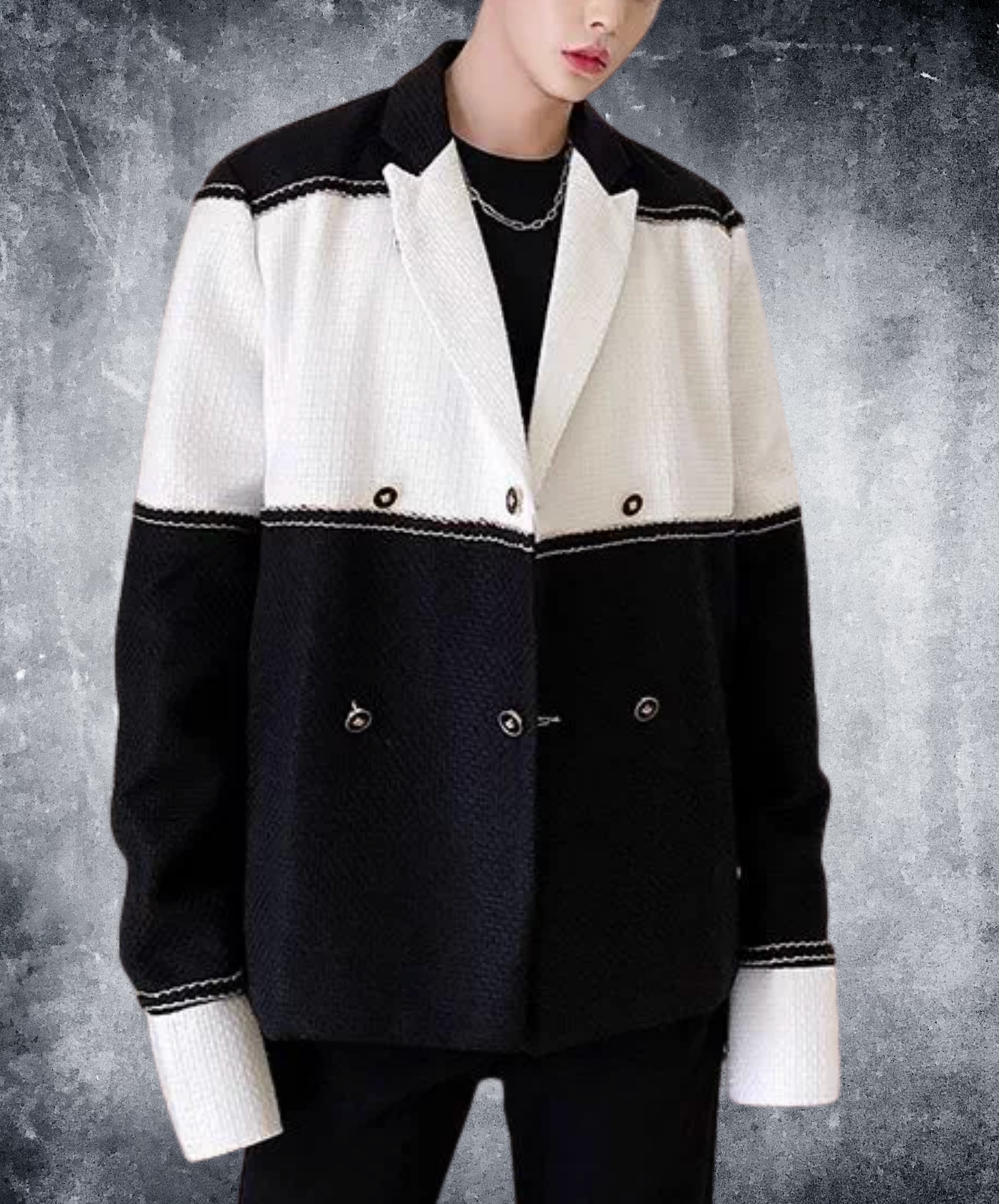 stylish patchwork casual jacket EN2813