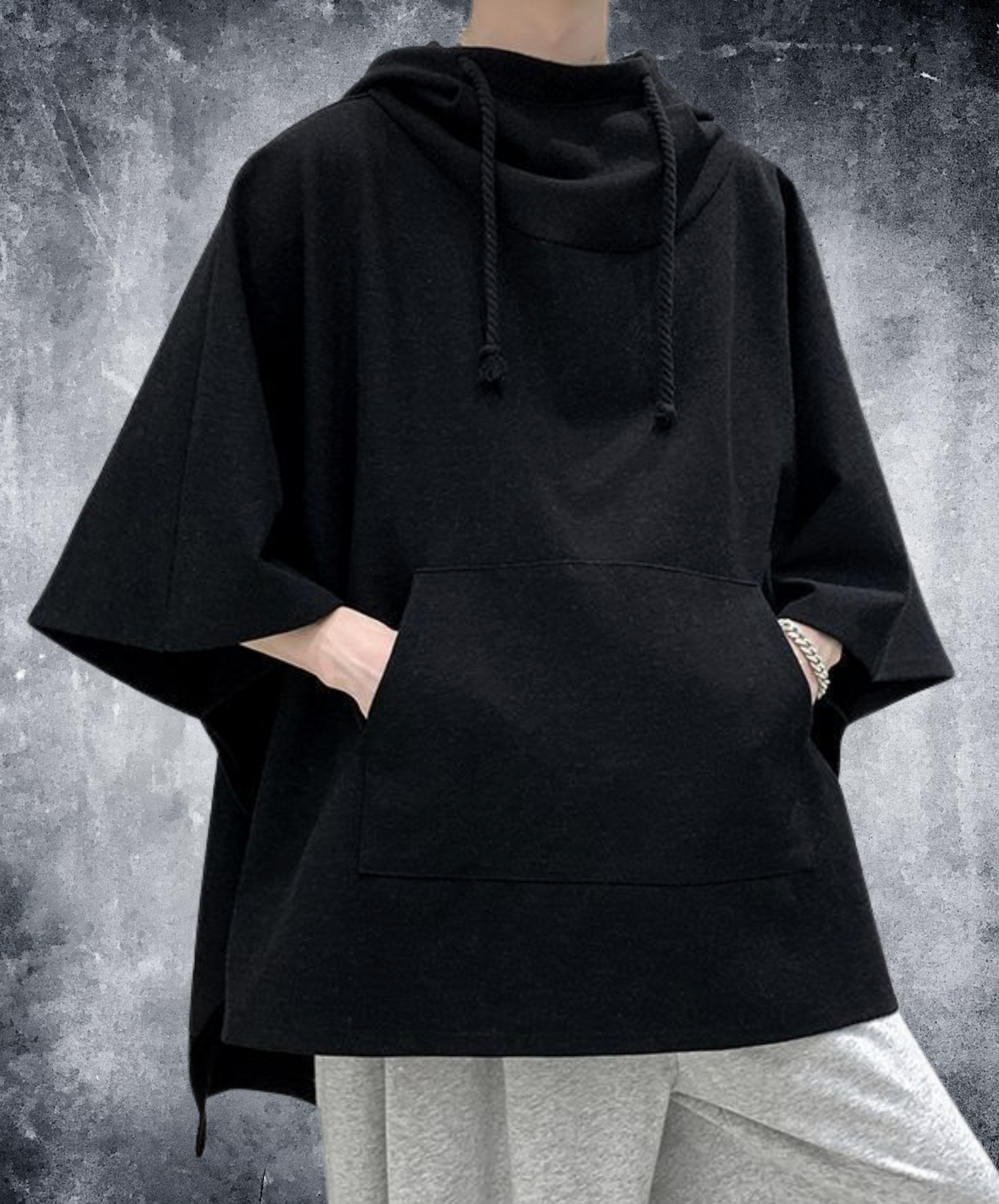 tail design, loose silhouette hoodie EN2844