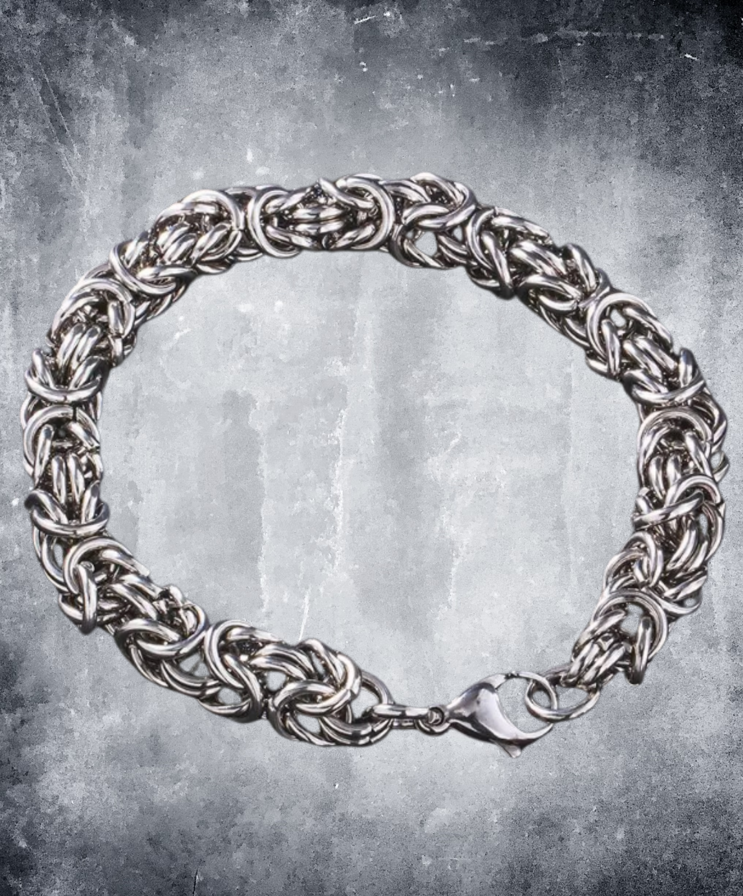 Intertwined metal rings bracelet EN2759