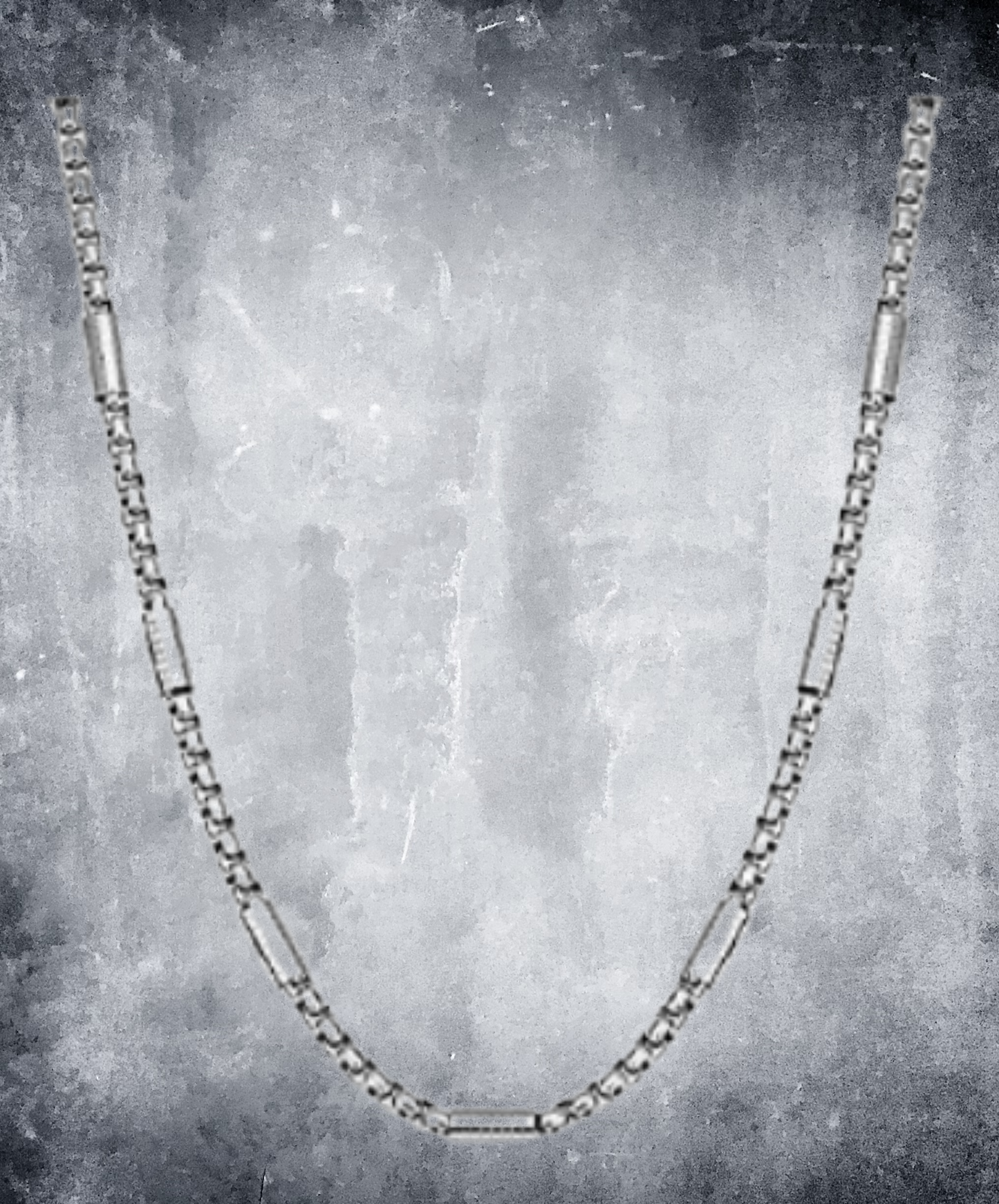 deformed coil chain necklace EN2660
