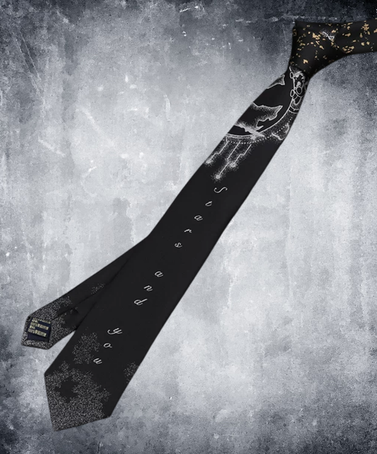 stardust cat design necktie EN2838