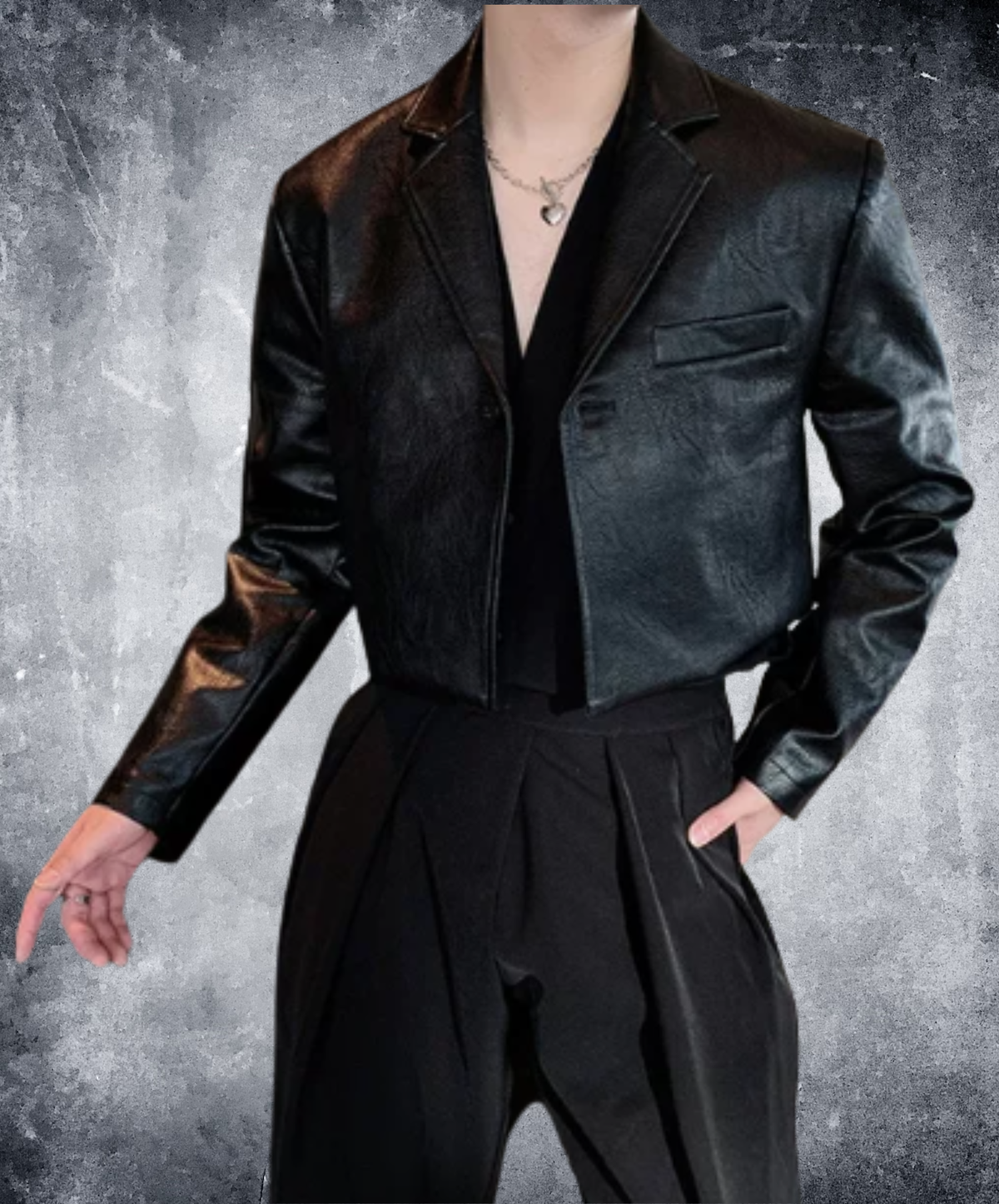 compact silhouette notched lapel jacket EN3260
