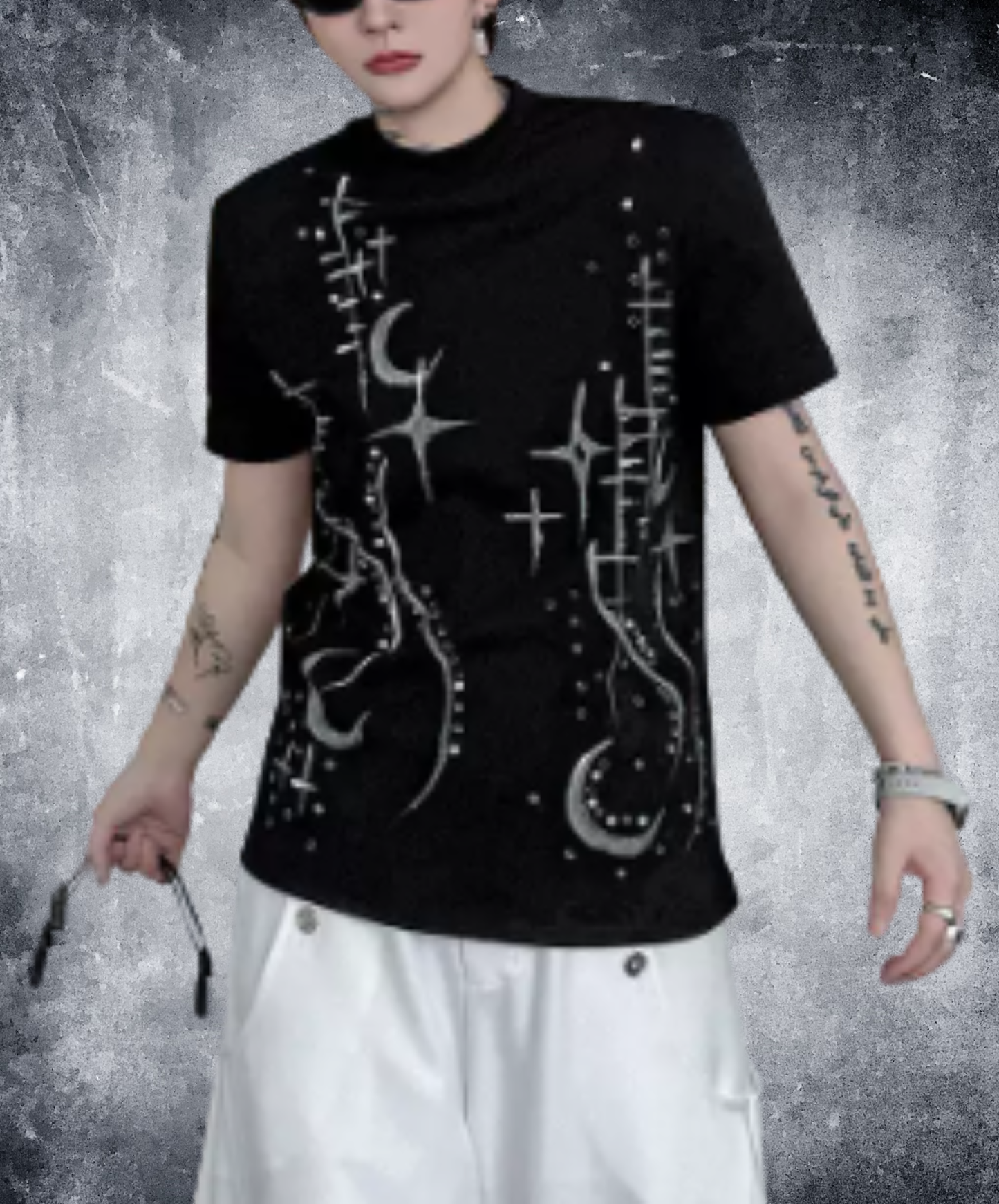 round neck rivet decorated Stella t-shirt EN2919