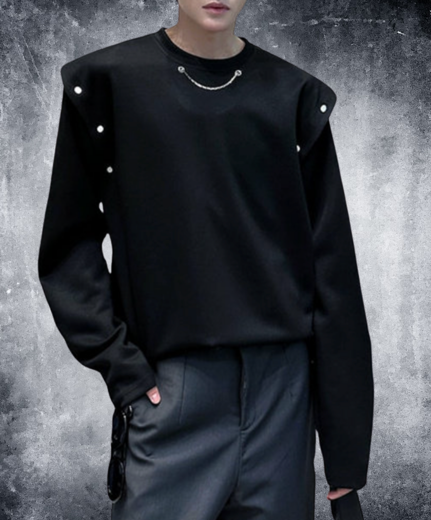 2-way removable sleeves t-shirt EN2648