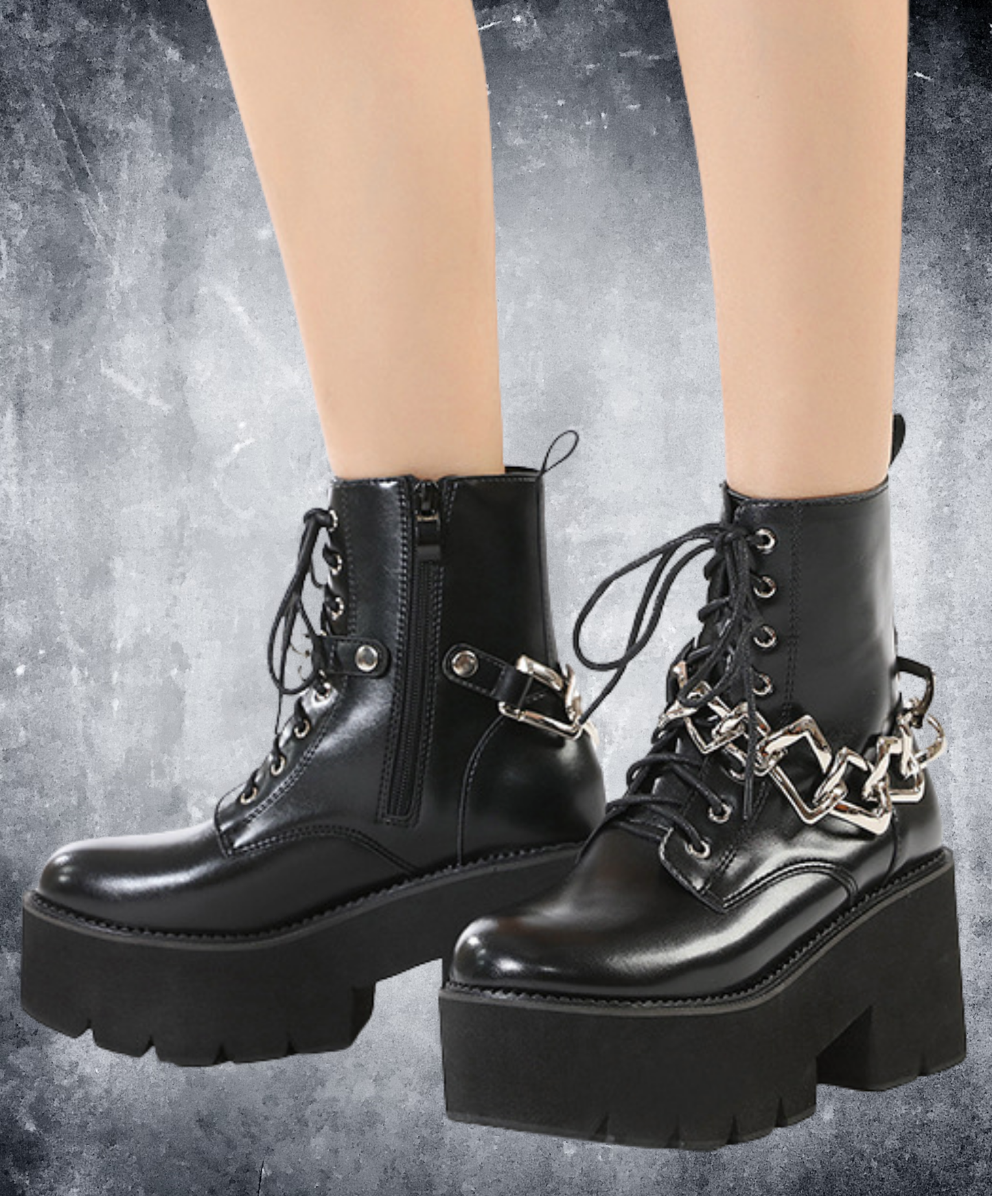 wild diamond chain boots EN2804