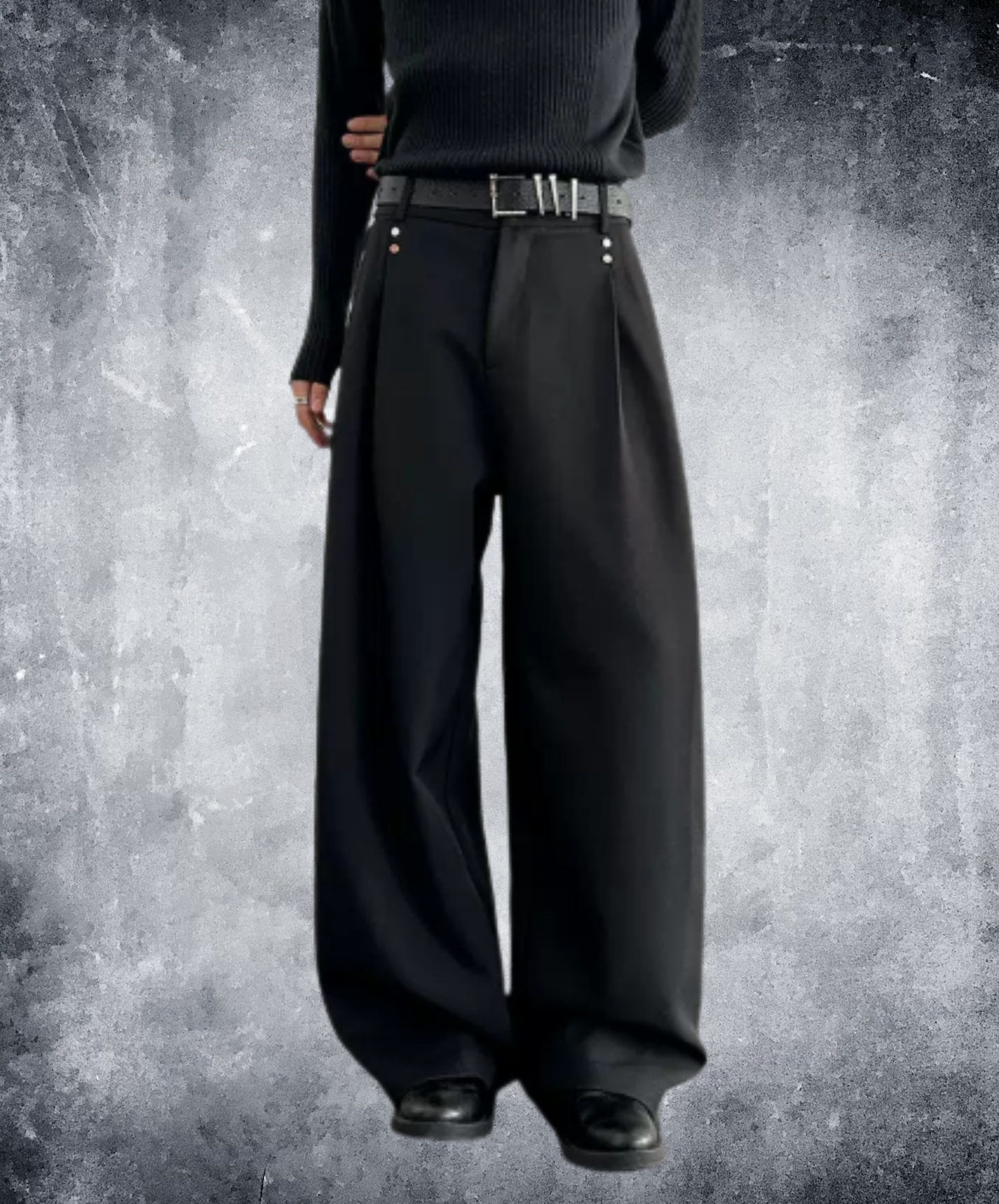 drape curve wide pants EN2932