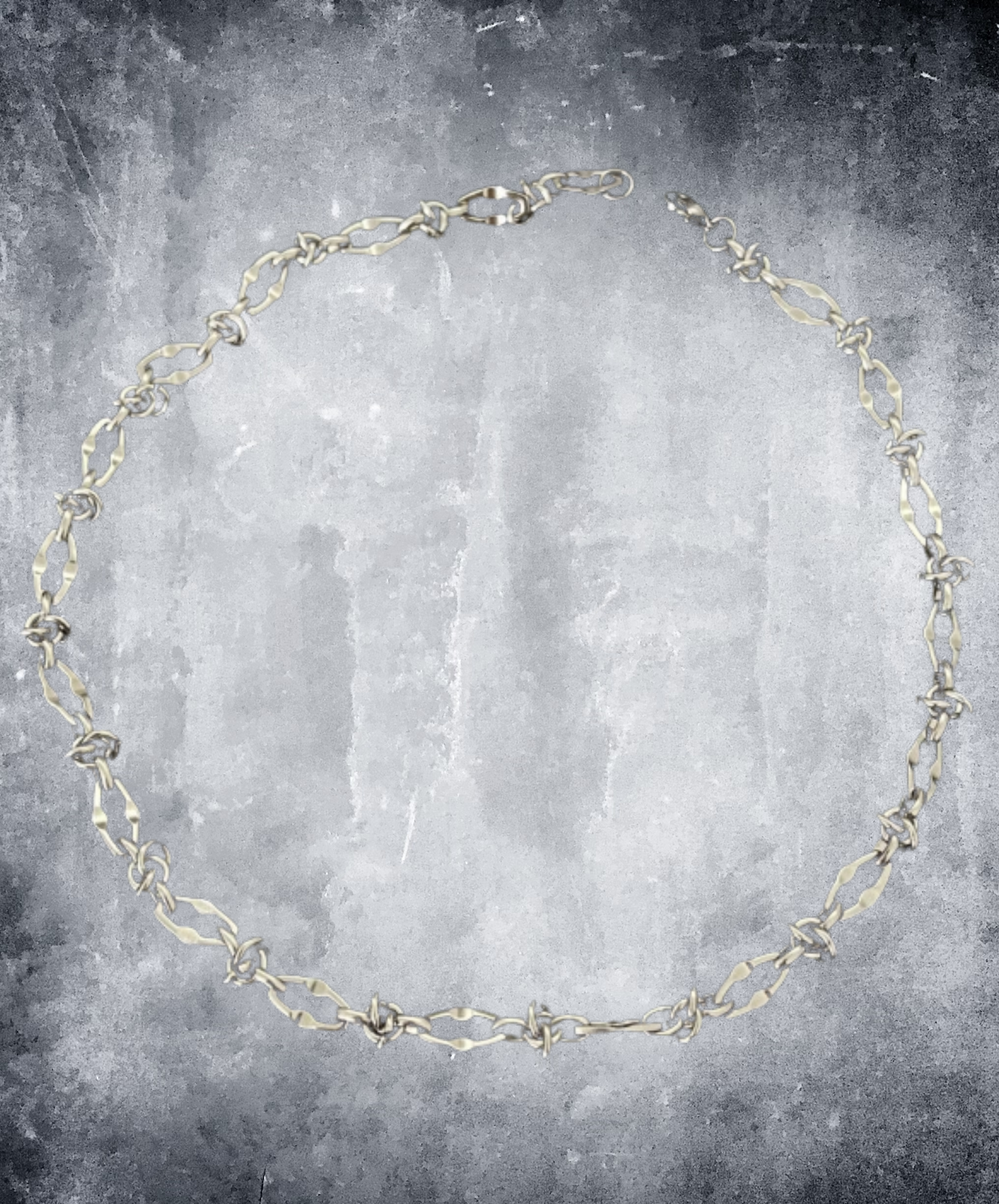 angular chain punk necklace EN2643