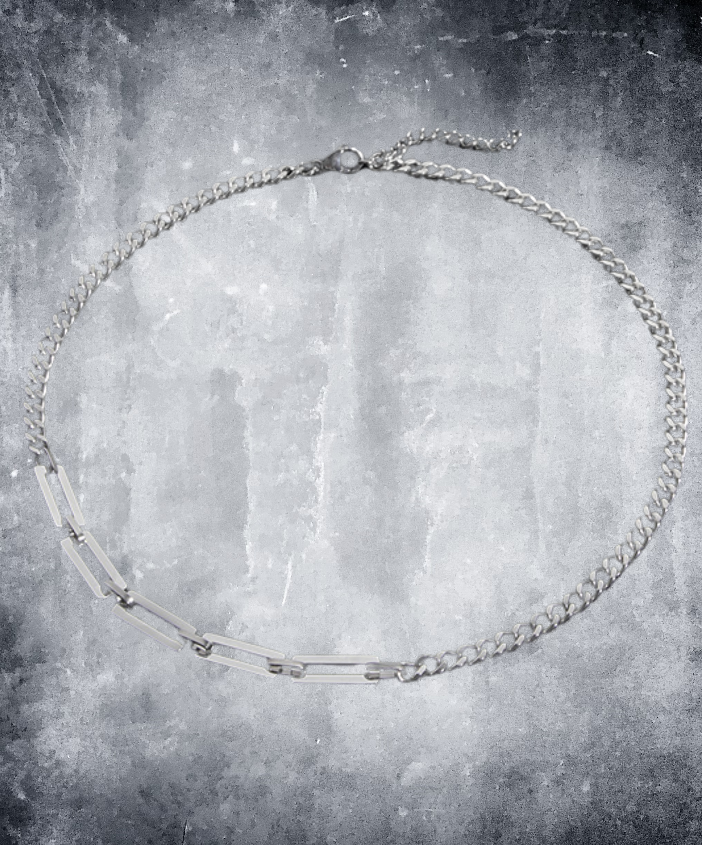 simple square chain necklace EN2741