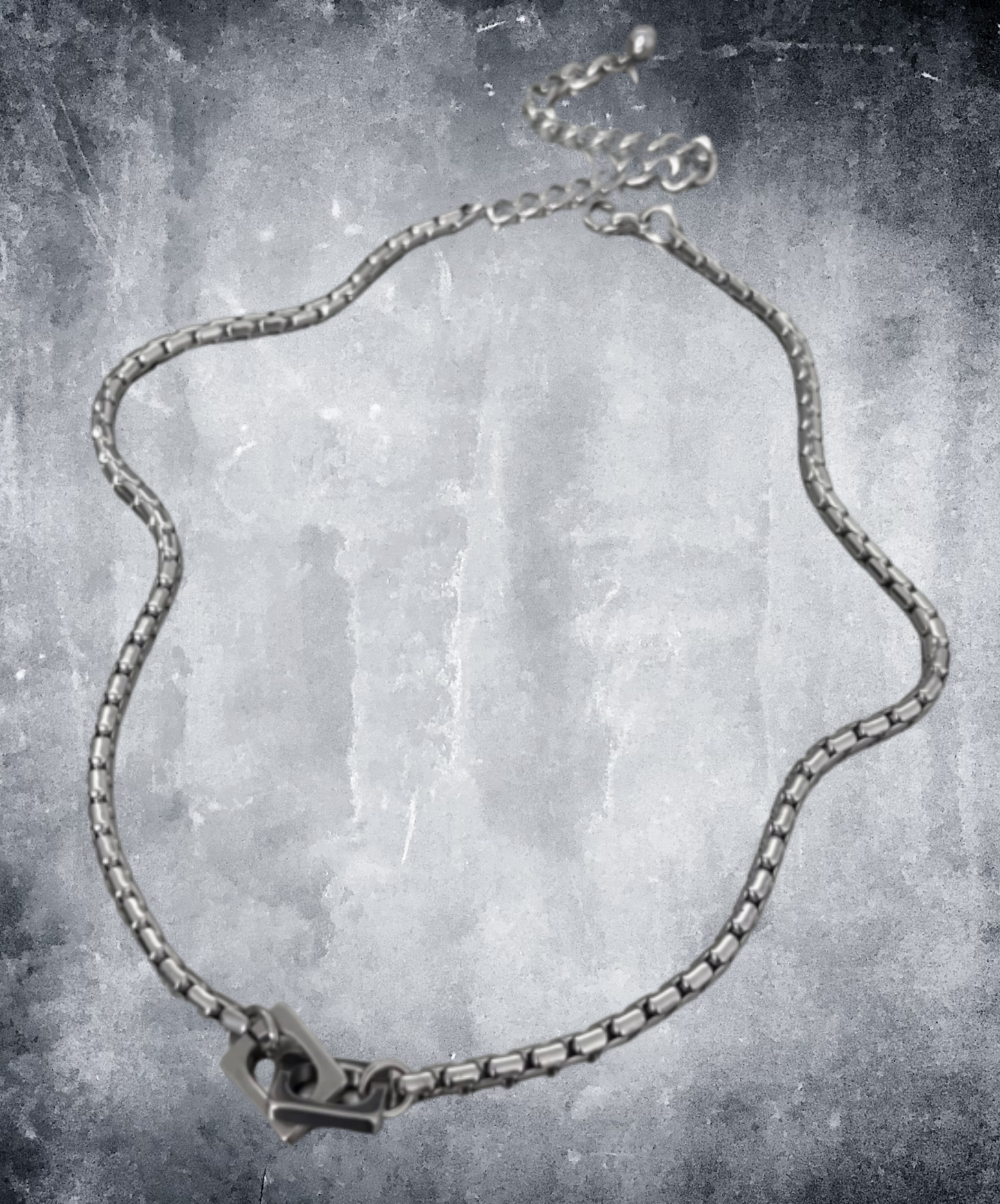 square lock design necklace EN2642