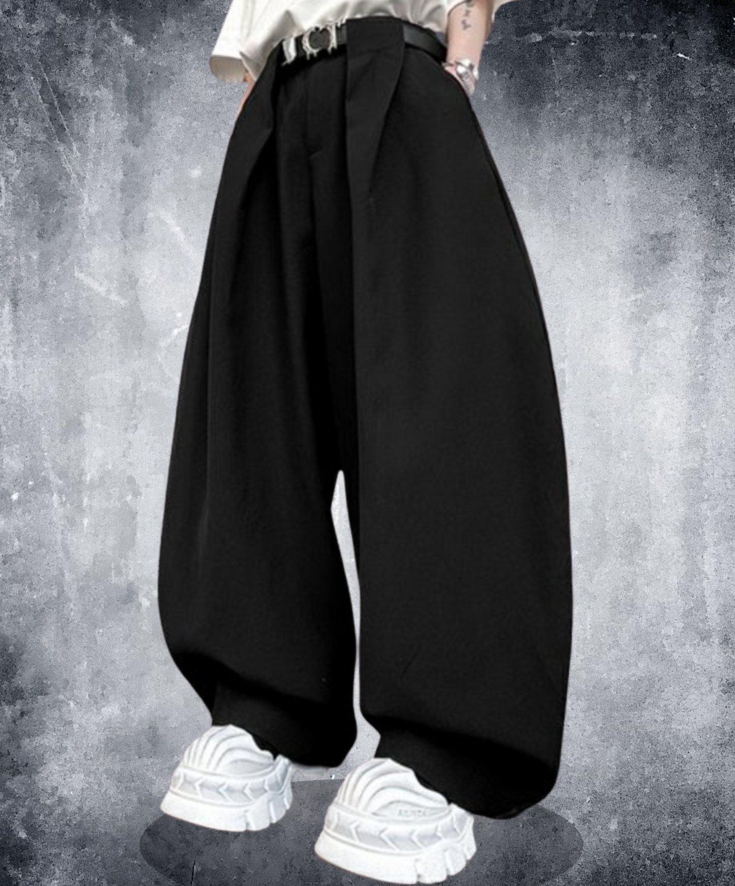 drape mop wide pants EN2070