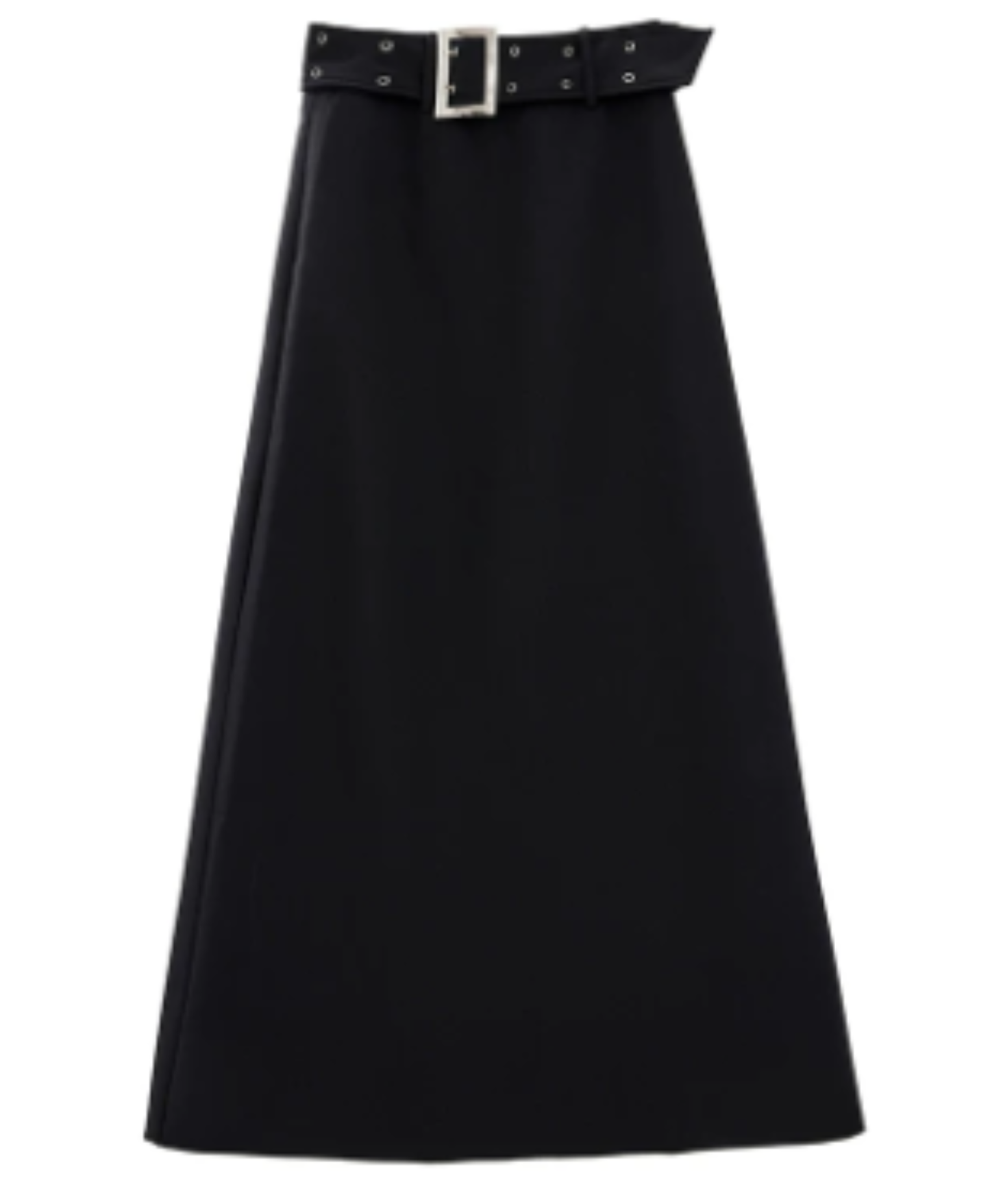 waist-defining grommet belt skirt EN3147