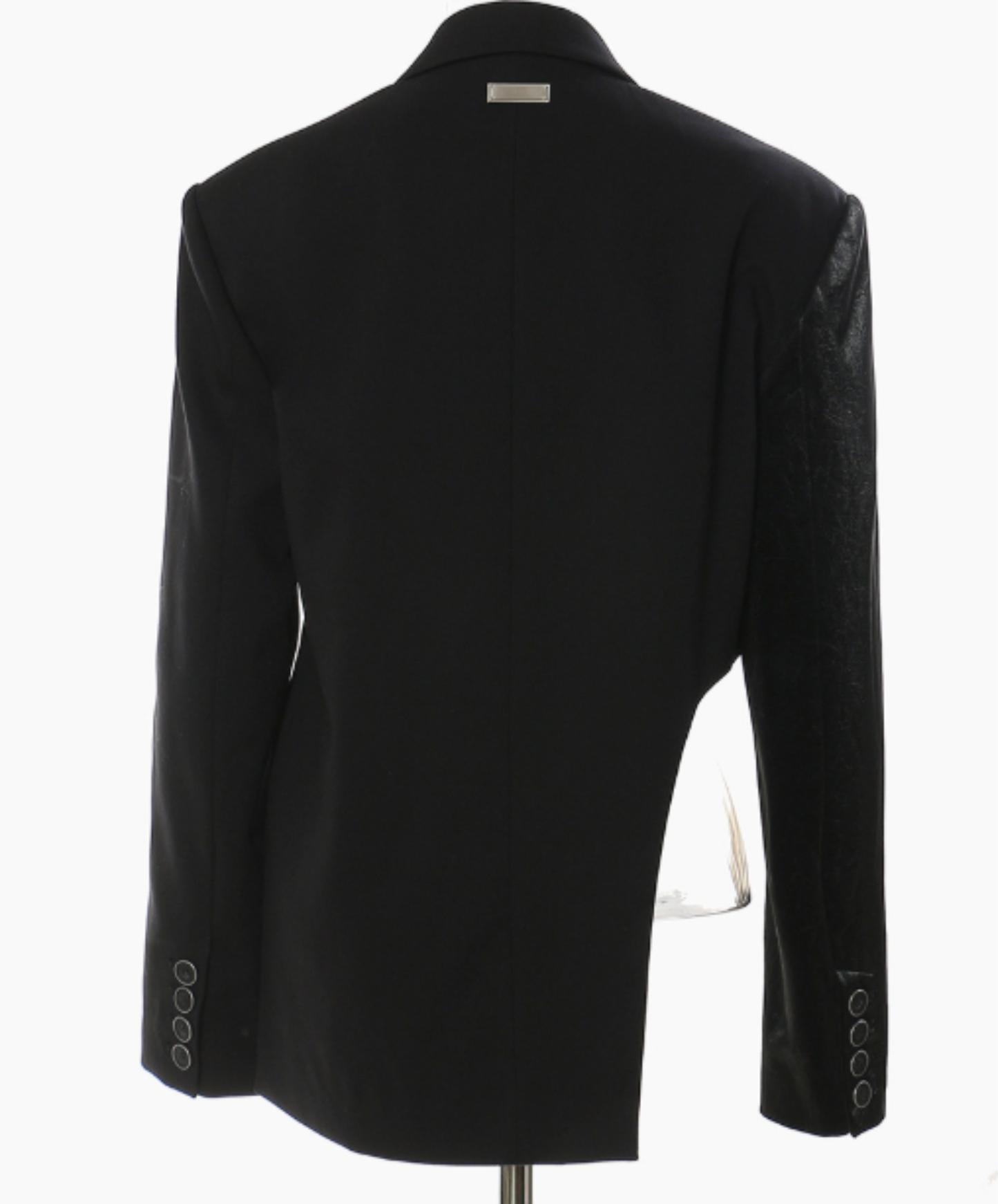 biker-style asymmetric jacket EN3093