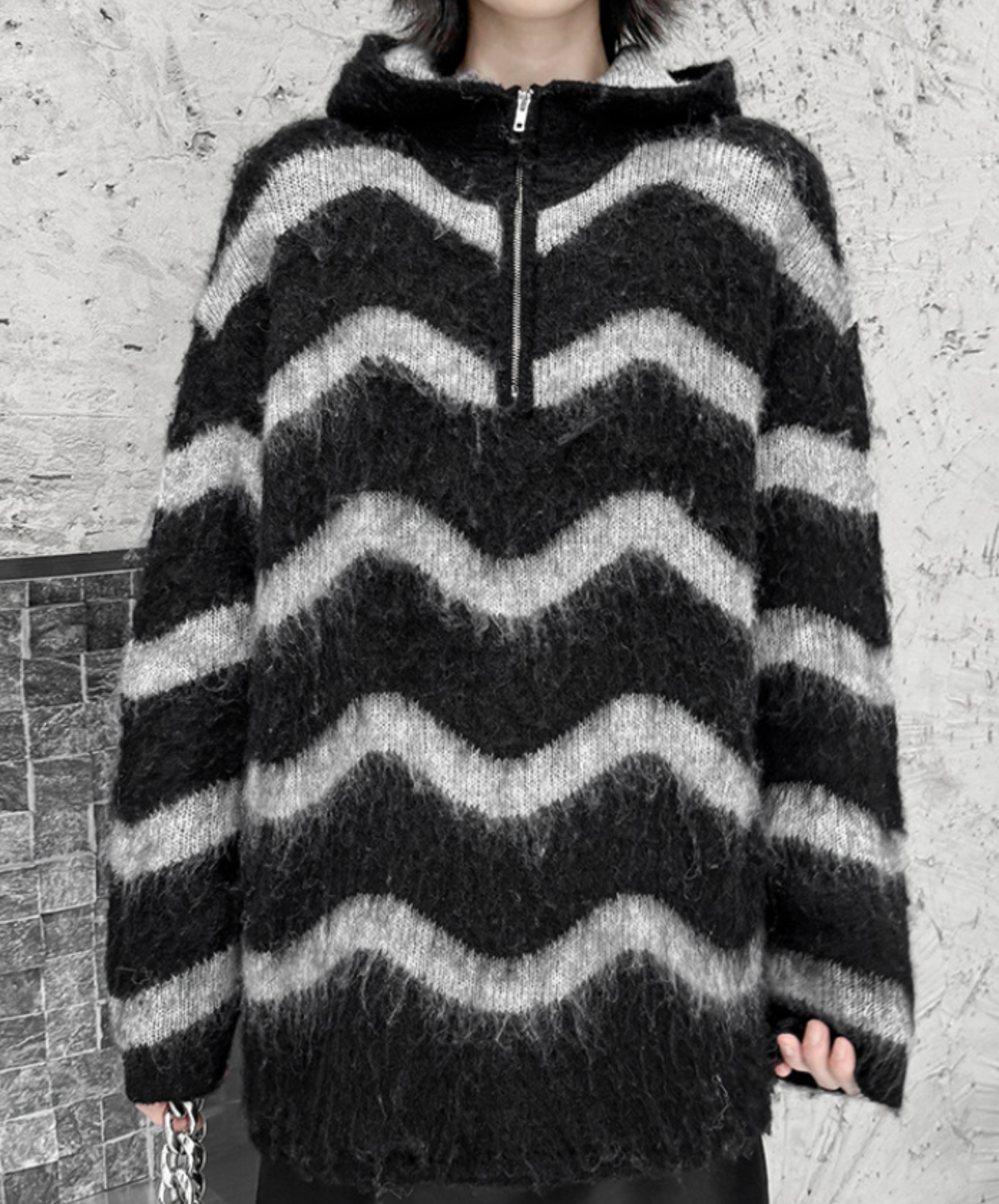 wave stripes sweater EN2468