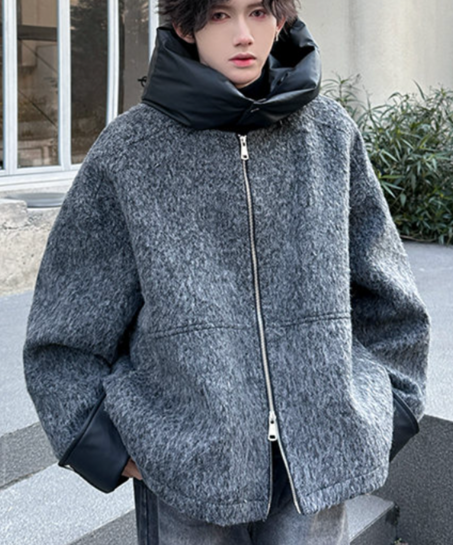 detachable hood jacket EN2554