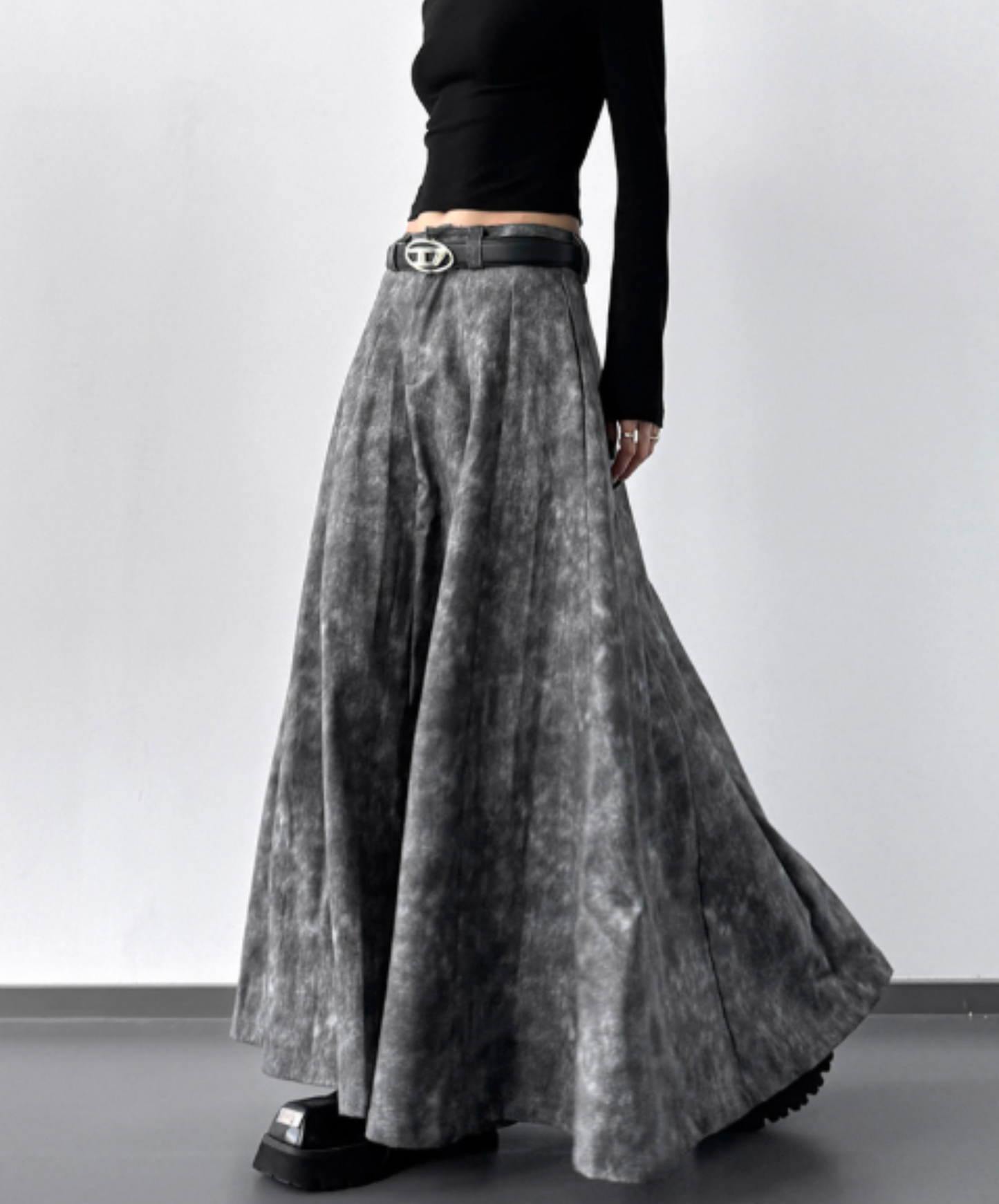 tie-dye a-line silhouette skirt EN2933
