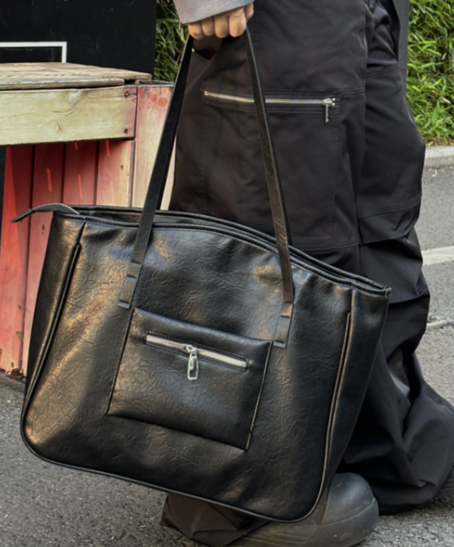 large capacity simple square bag EN2731