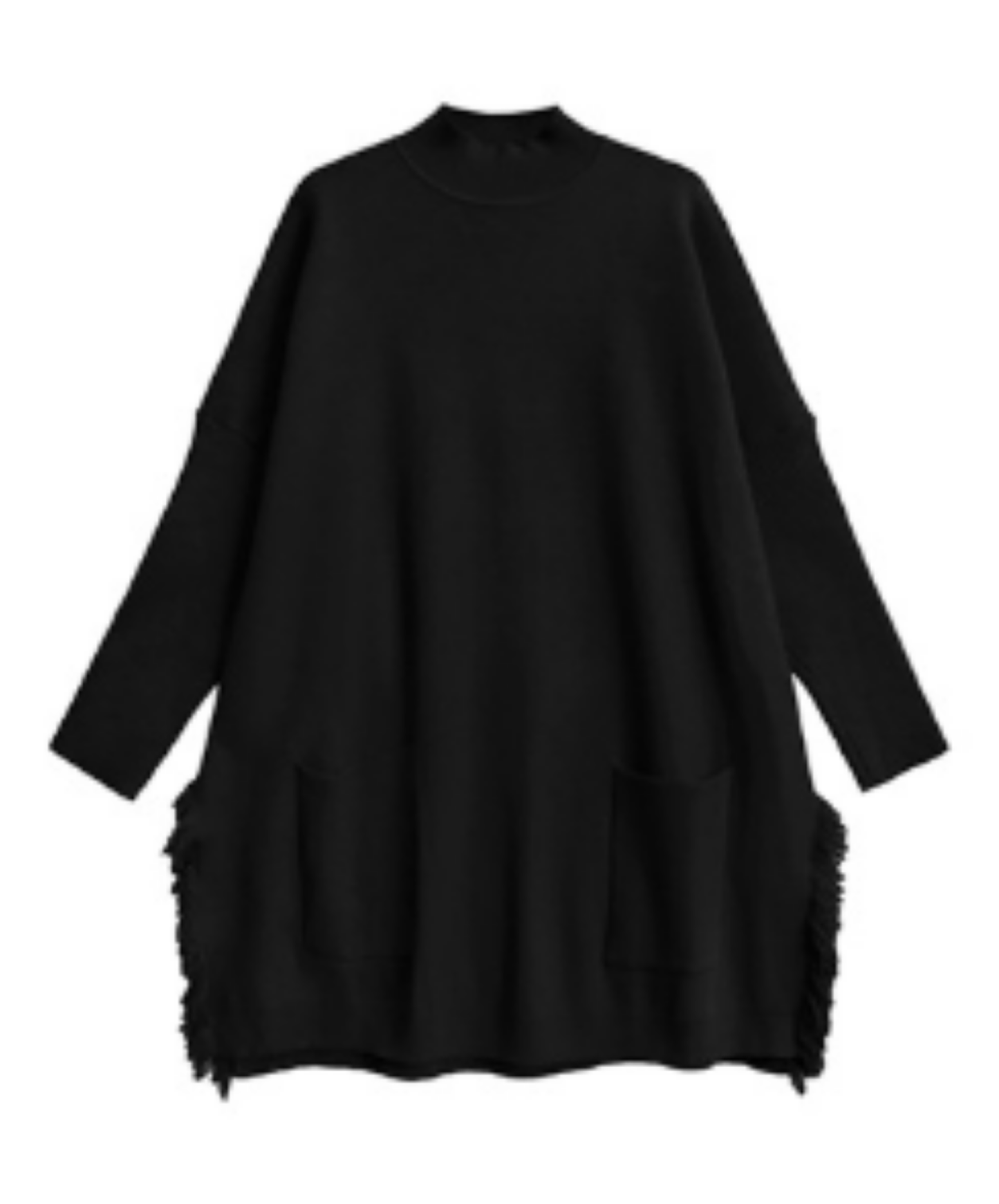 high-neck top unique design sweater EN3157