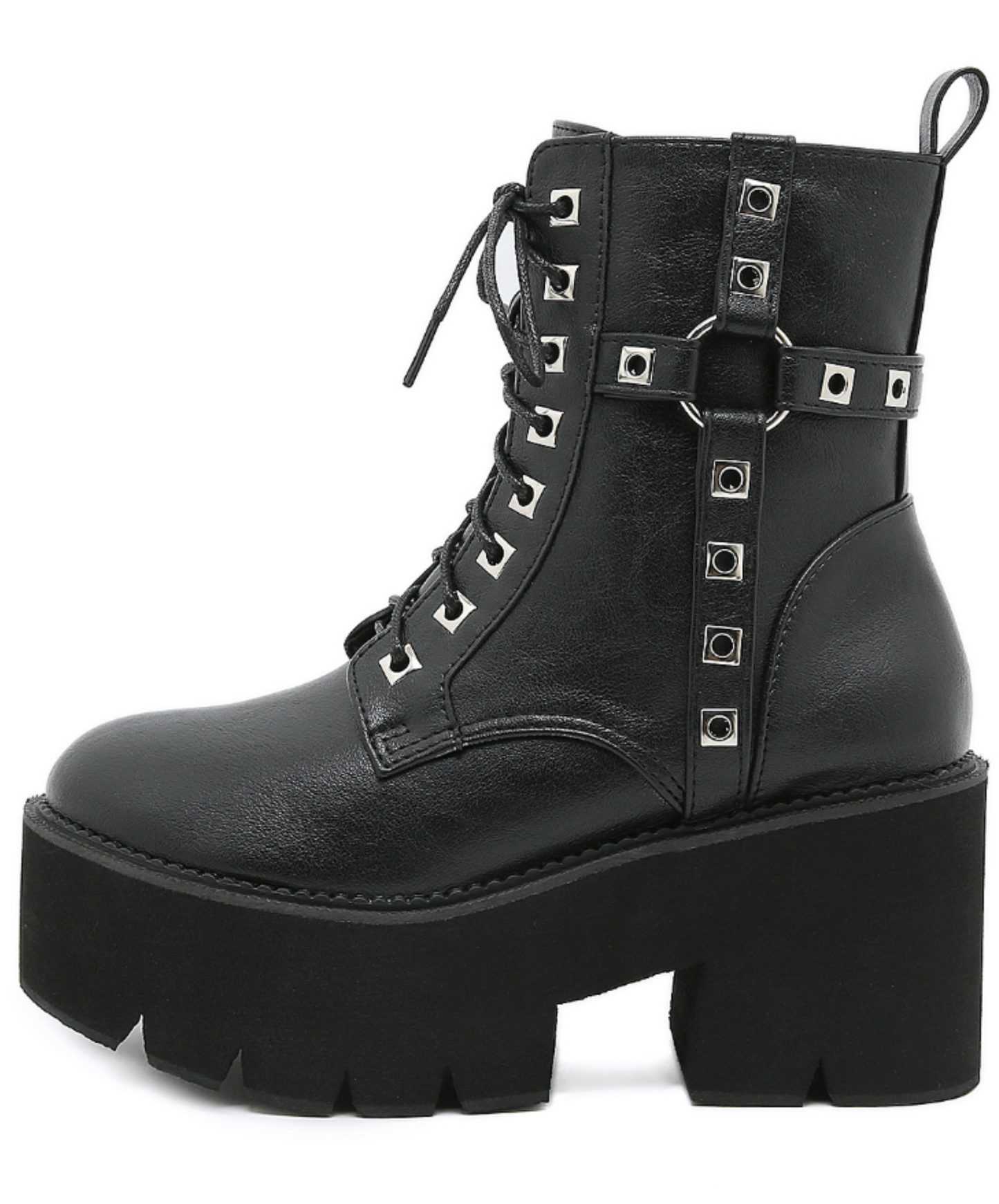rivet decoration smooth boots EN2581