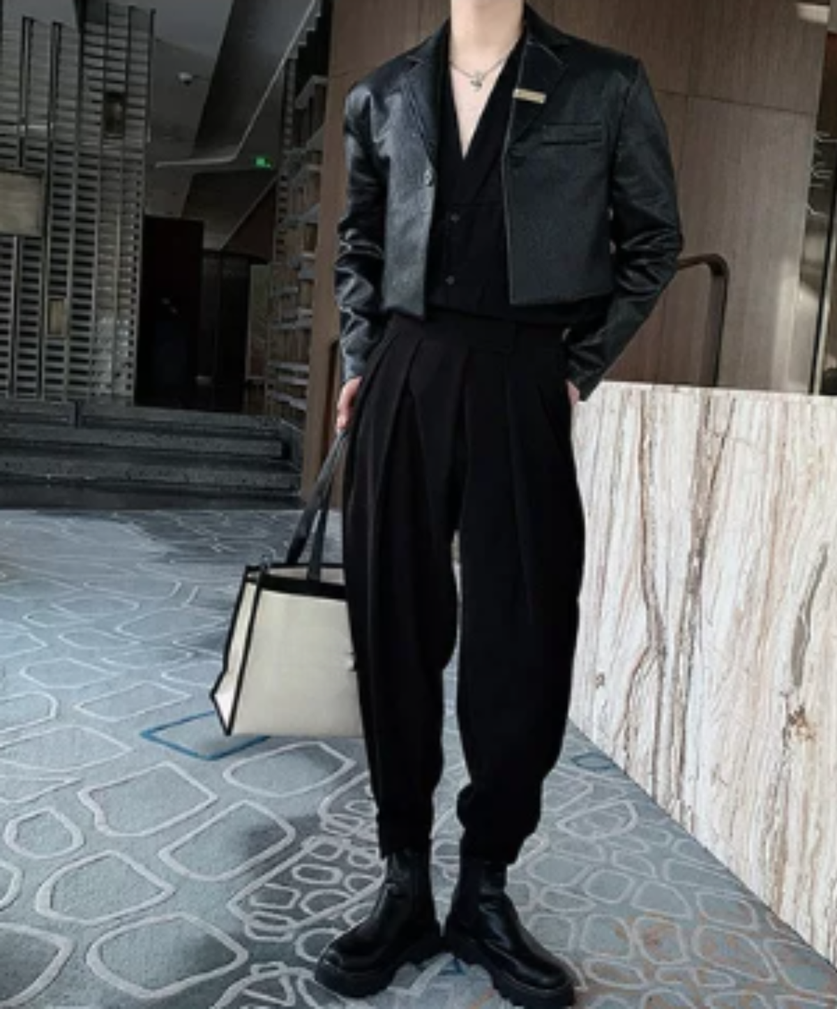 compact silhouette notched lapel jacket EN3260