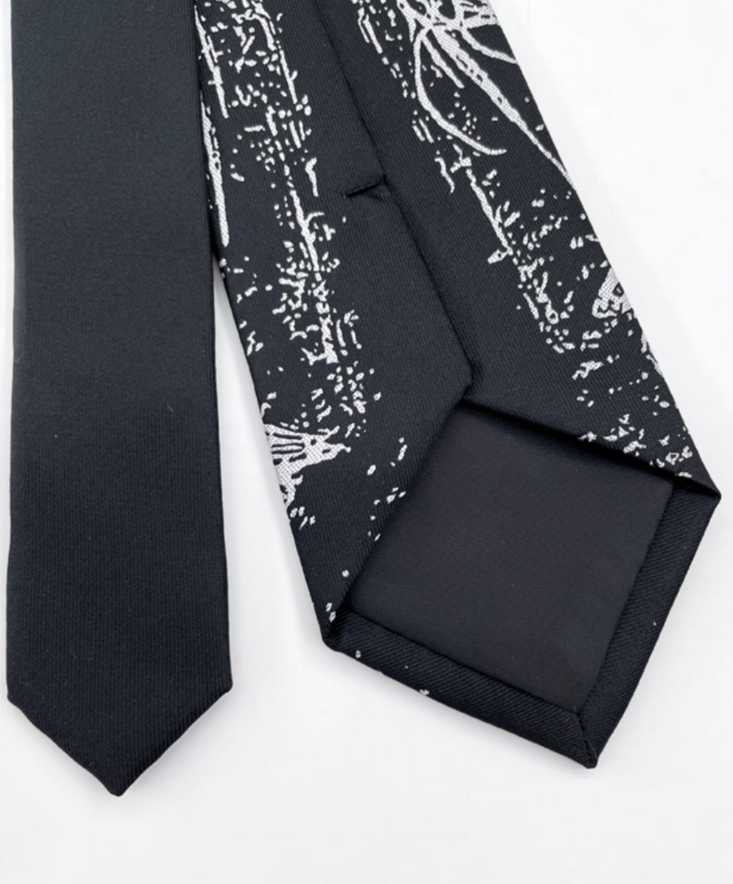 hell goddess motif punk rock necktie EN1714