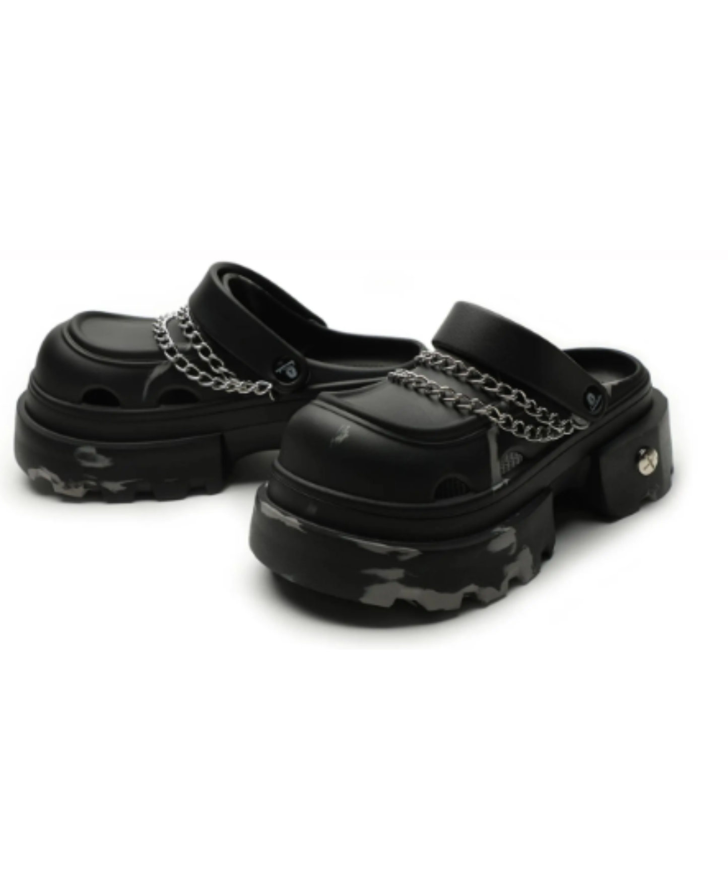 dark punk chain sandals EN2929
