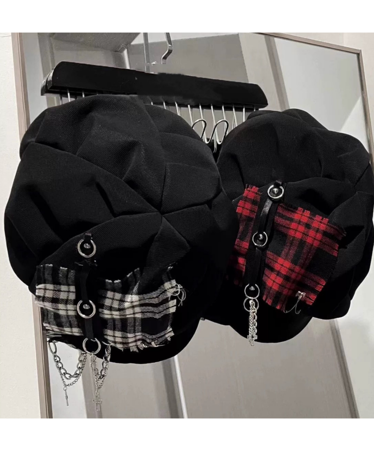 subculture gothic cross check hat EN2316