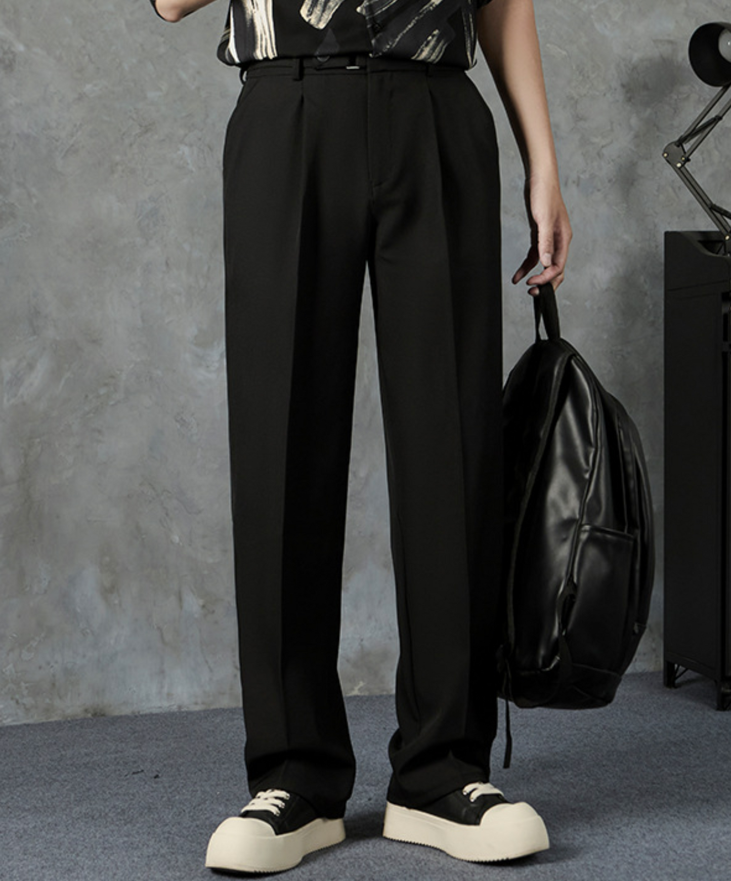 loose fit neat style pants EN2381