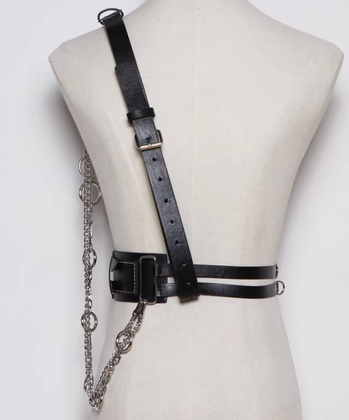 punk-style off-shoulder waist chain belt EN2790