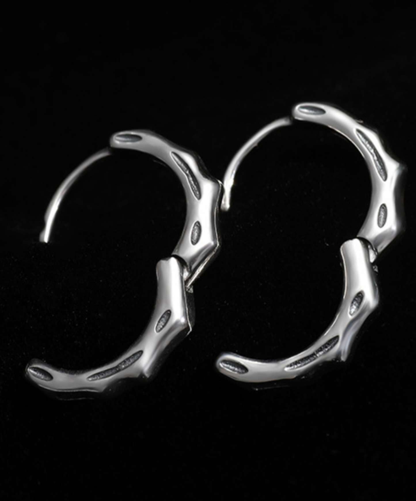 keel design silver earrings EN1618