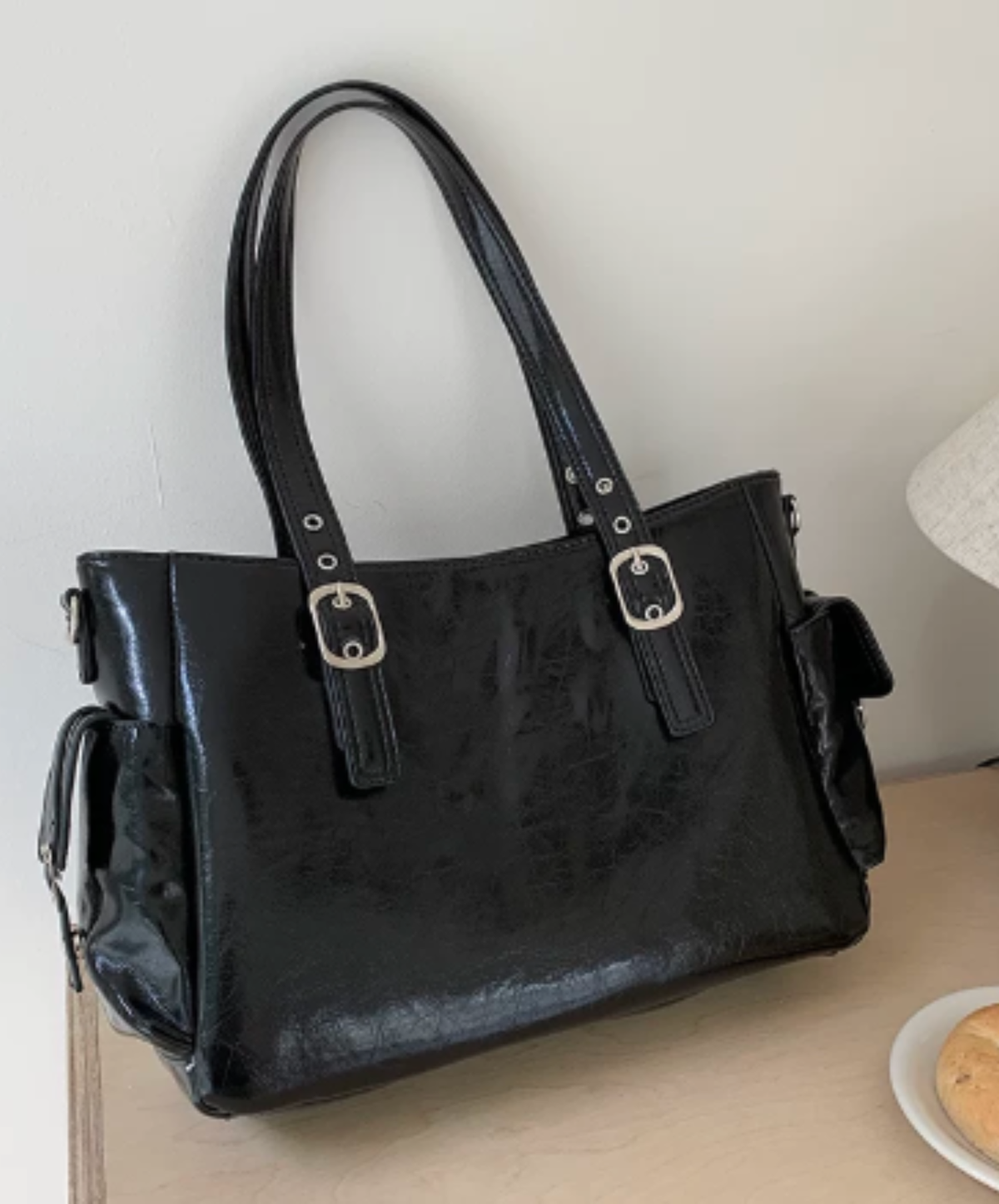3d-pocket multi-buckle belt bag EN3251