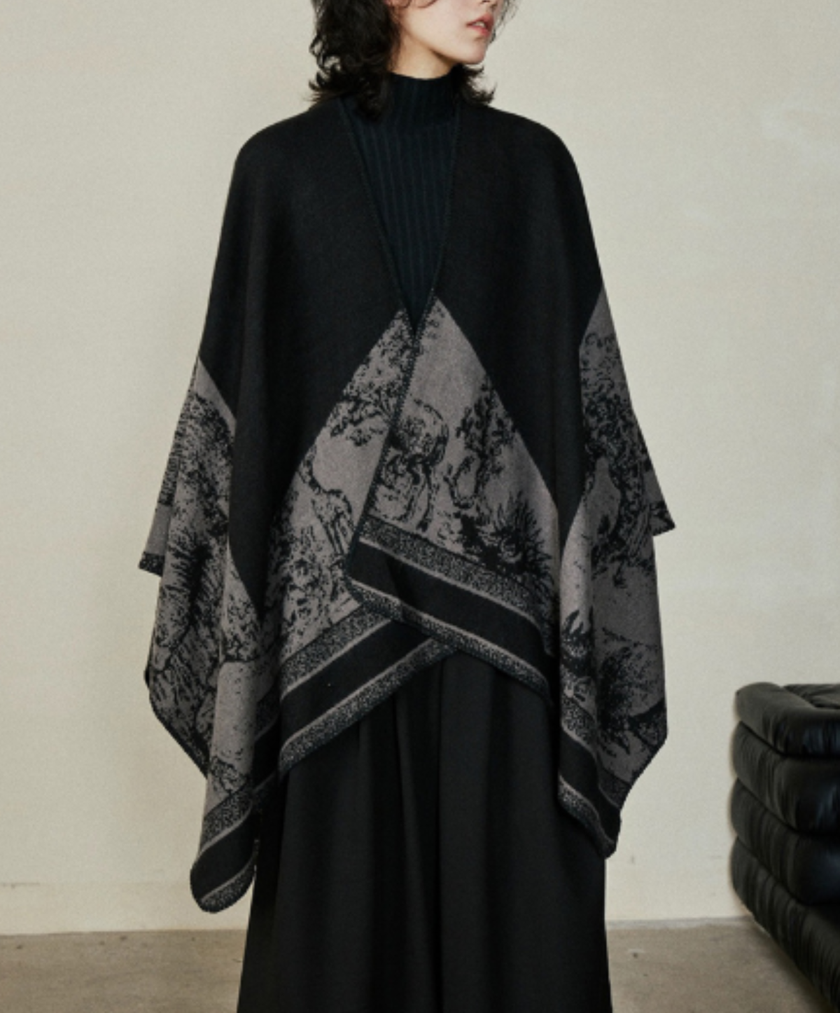 dark large-format painterly graphic design cape EN3192