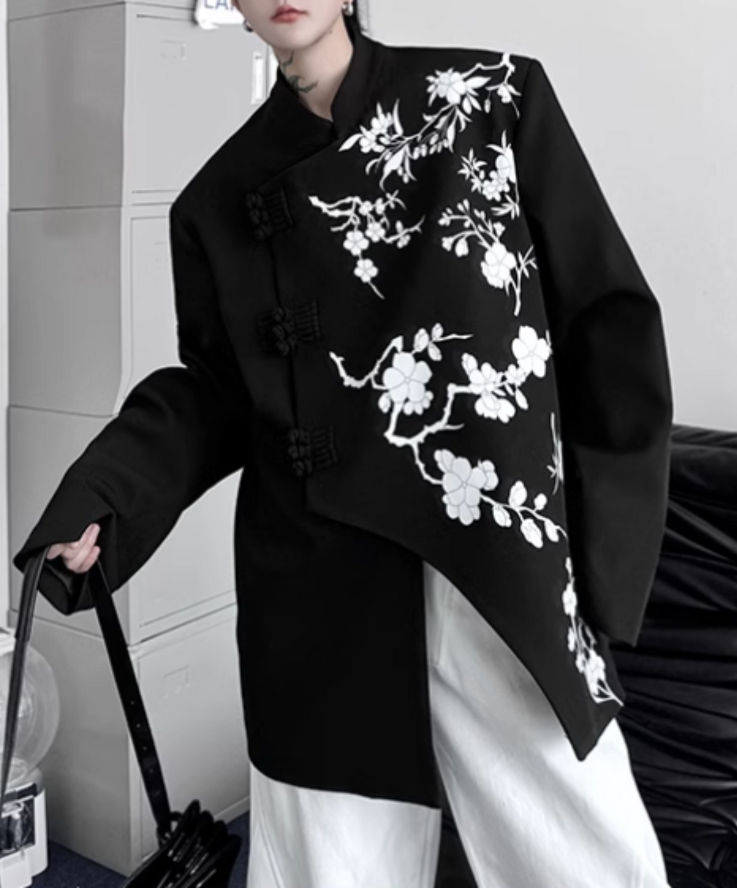 chinese style flower buckle jacket EN1910